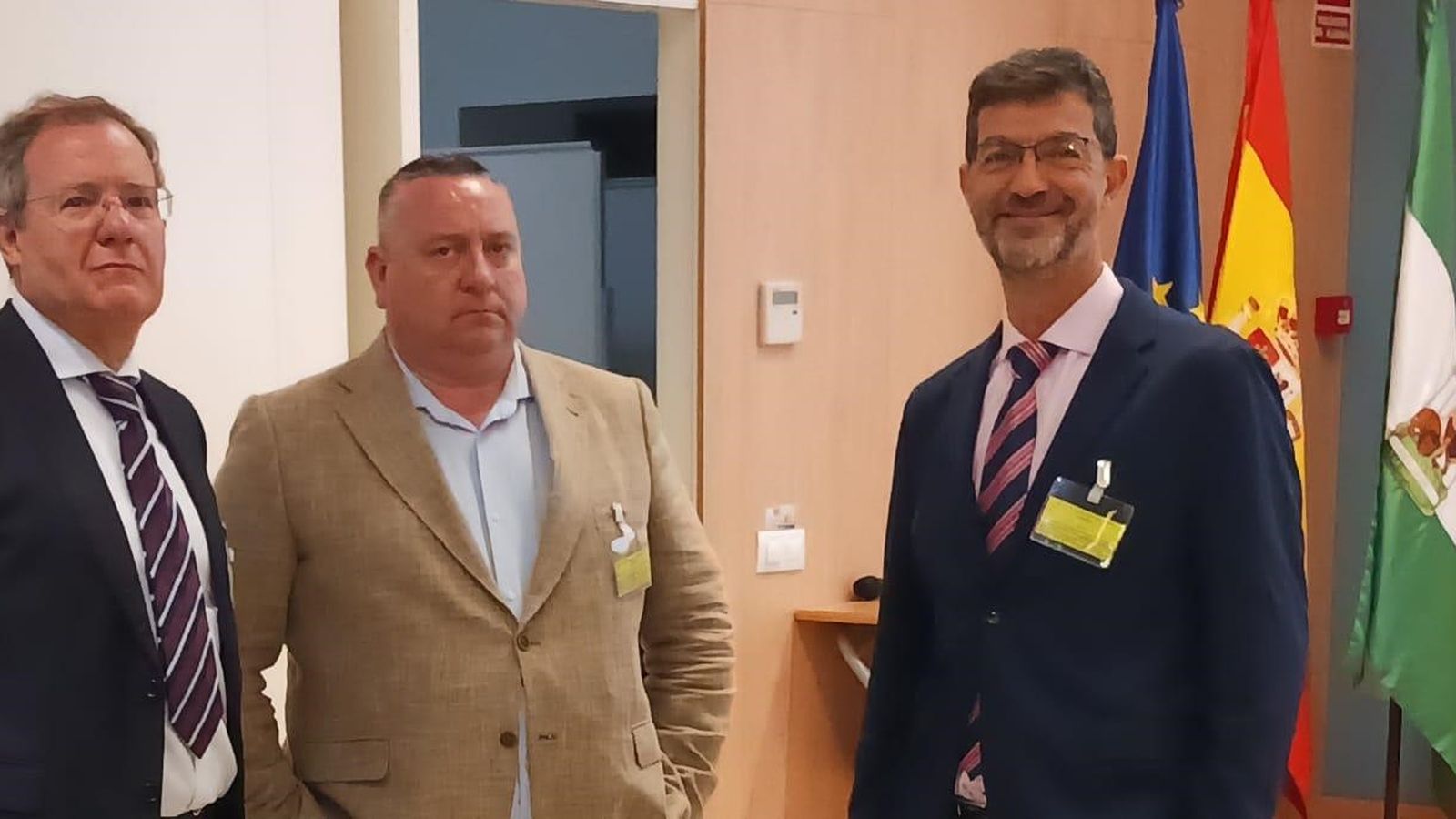 Manuel Berracoso, José Manuel Fedriano y Juan Antonio López.