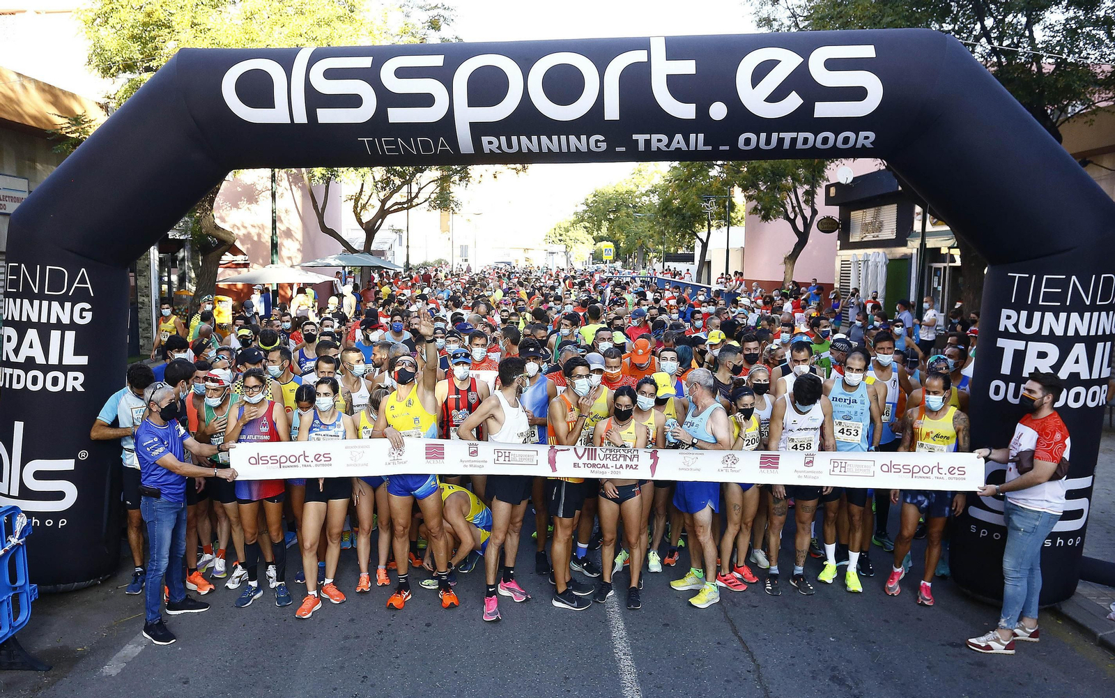 Las fotos de la primera carrera urbana en Málaga tras la pandemia Las fotos de la primera carrera urbana en Málaga tras la pandemia