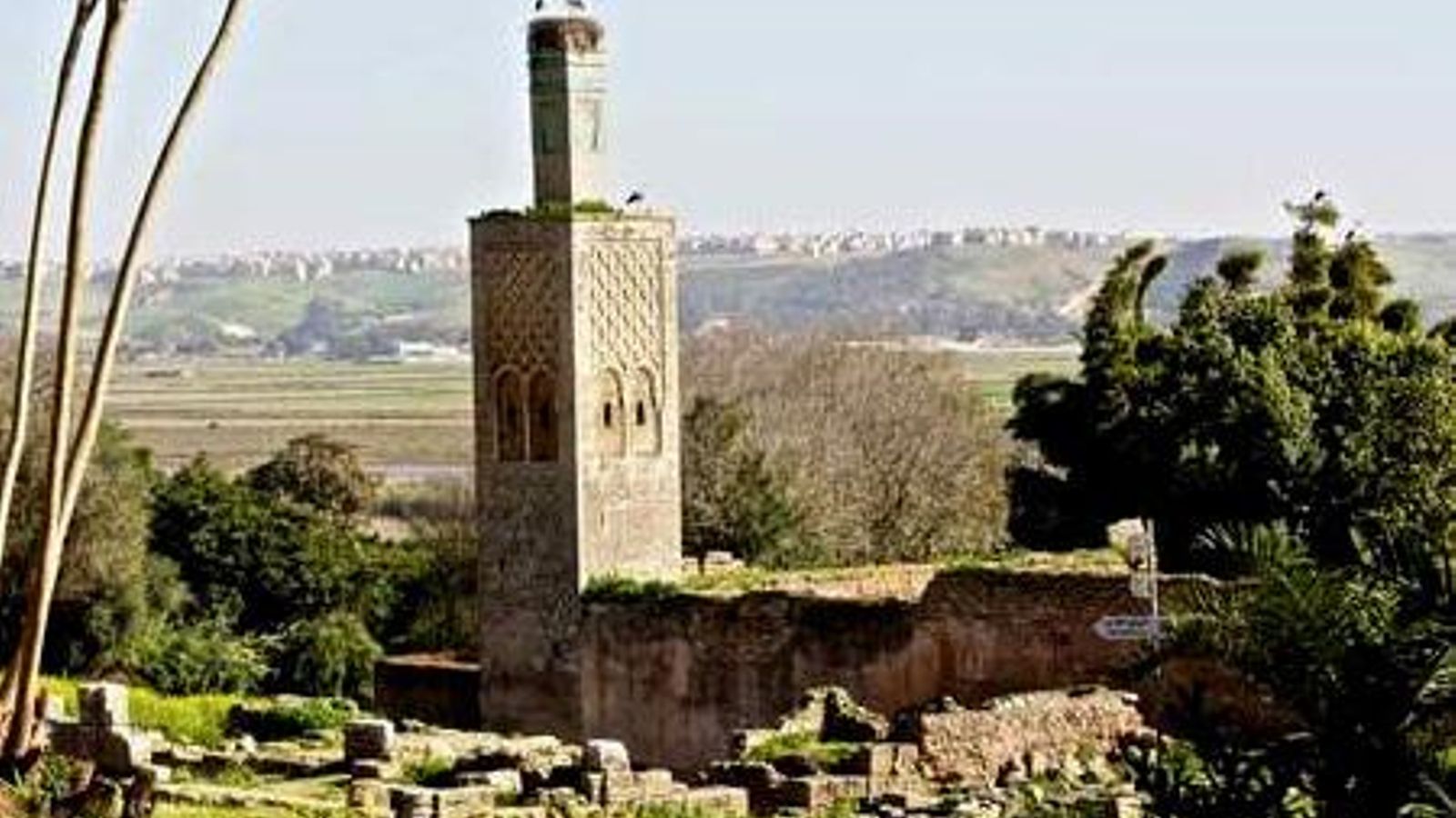 Necrópolis meriní de Chella, cerca de Rabat, donde se halla enterrado el sultán Abu Yusuf