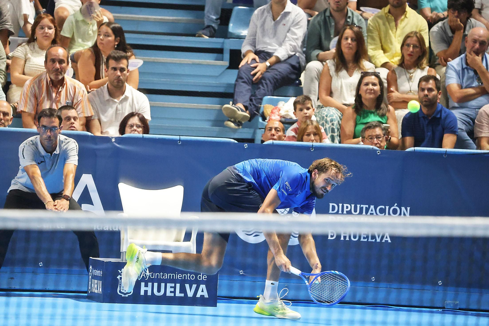 Imágenes de la final masculina de la Copa del Rey de tenis entre Daniil Medvedev y Alejandro Davidovich