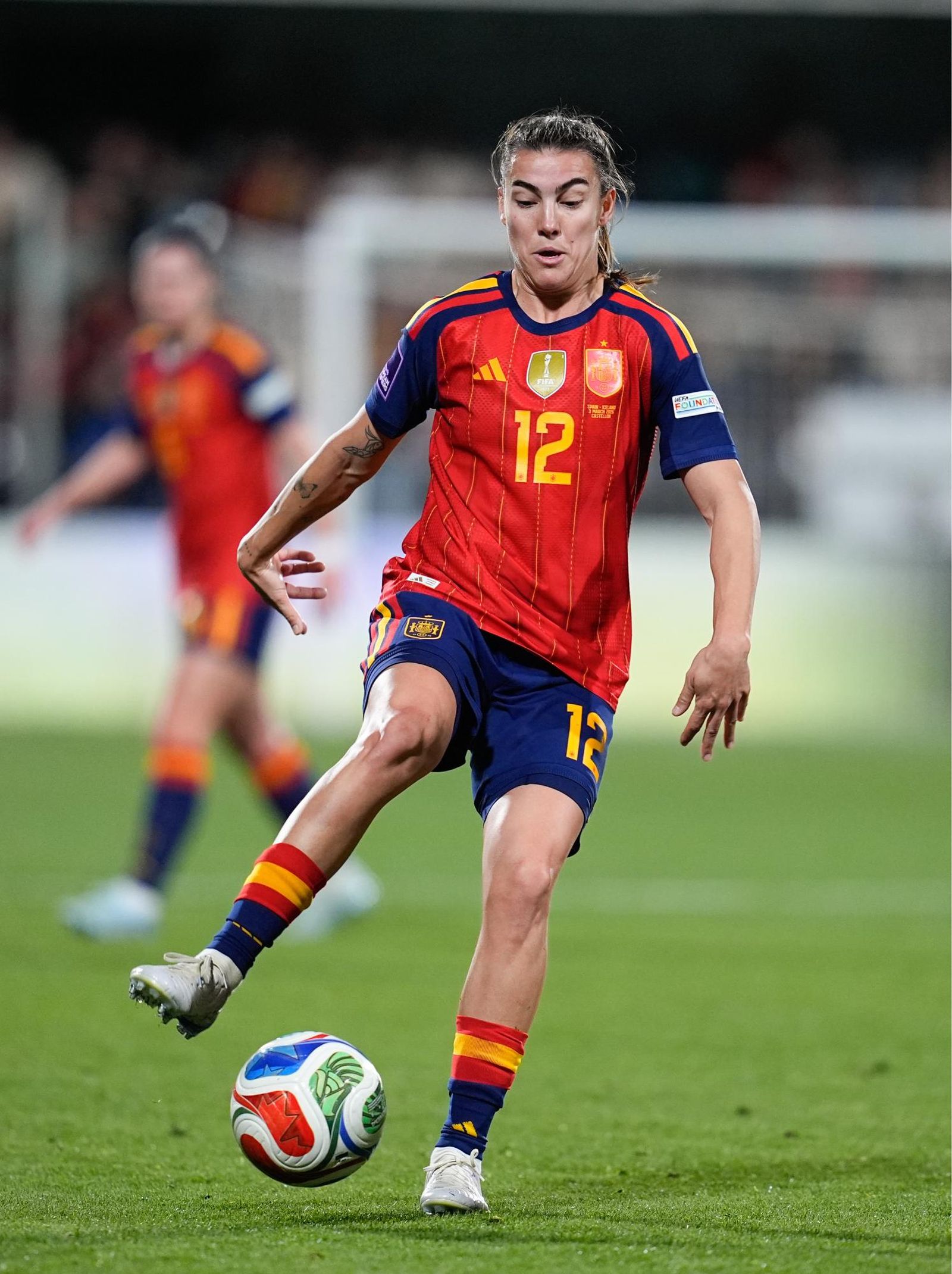 Las fotos del España-Islandia de fútbol femenino