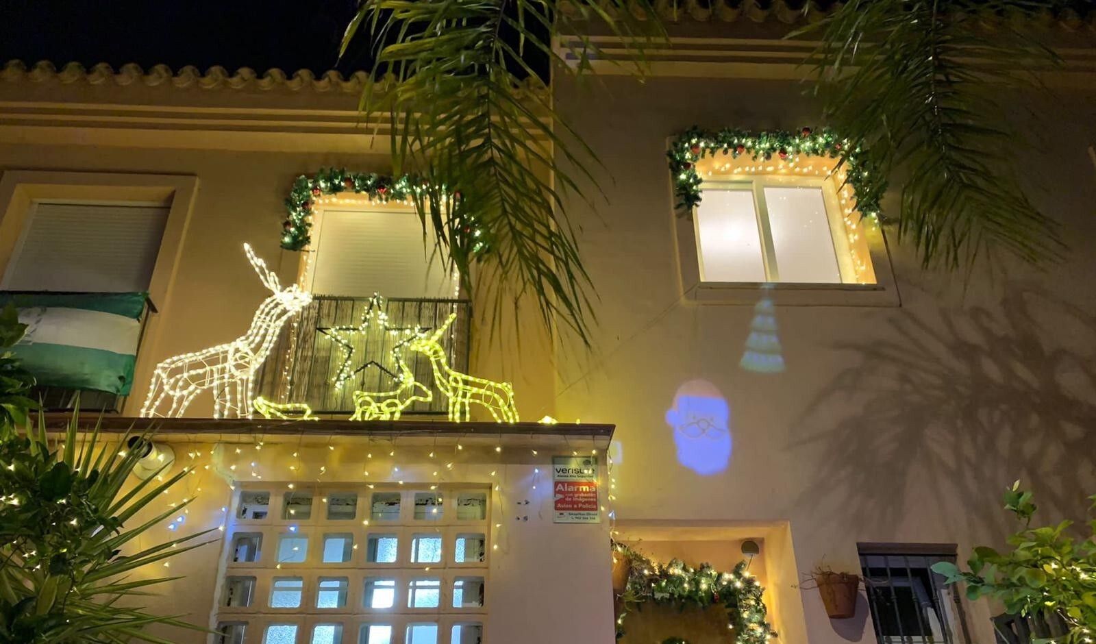 Concurso de Fachadas Navideñas de Los Barrios en una edición anterior.