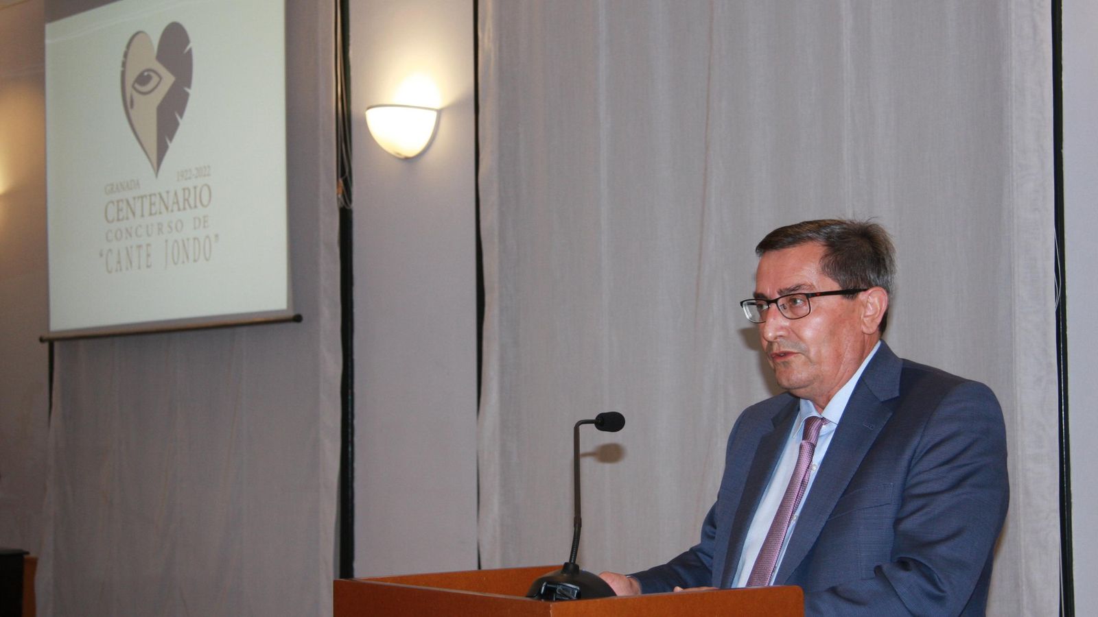 Entrena, durante su intervención en Fitur