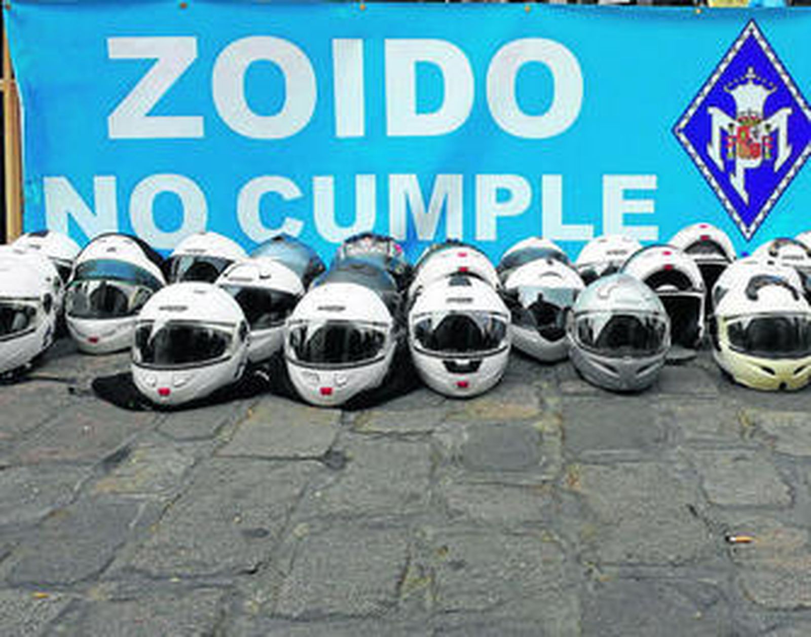 Una de las últimas protestas de la Policía Local.