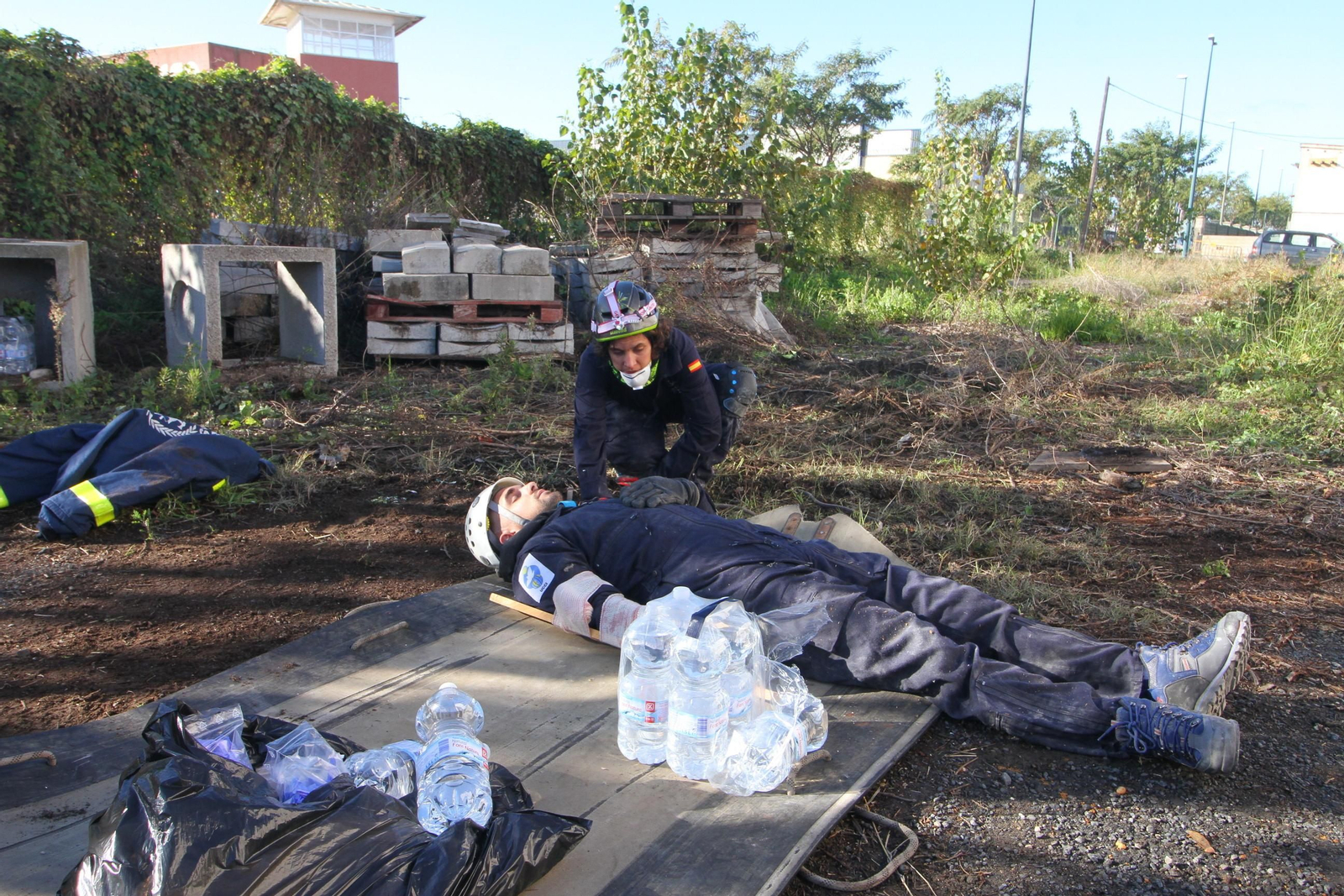 Imágenes del curso Asistencia Sanitaria en Catástrofes de Bomberos Unidos Sin Fronteras