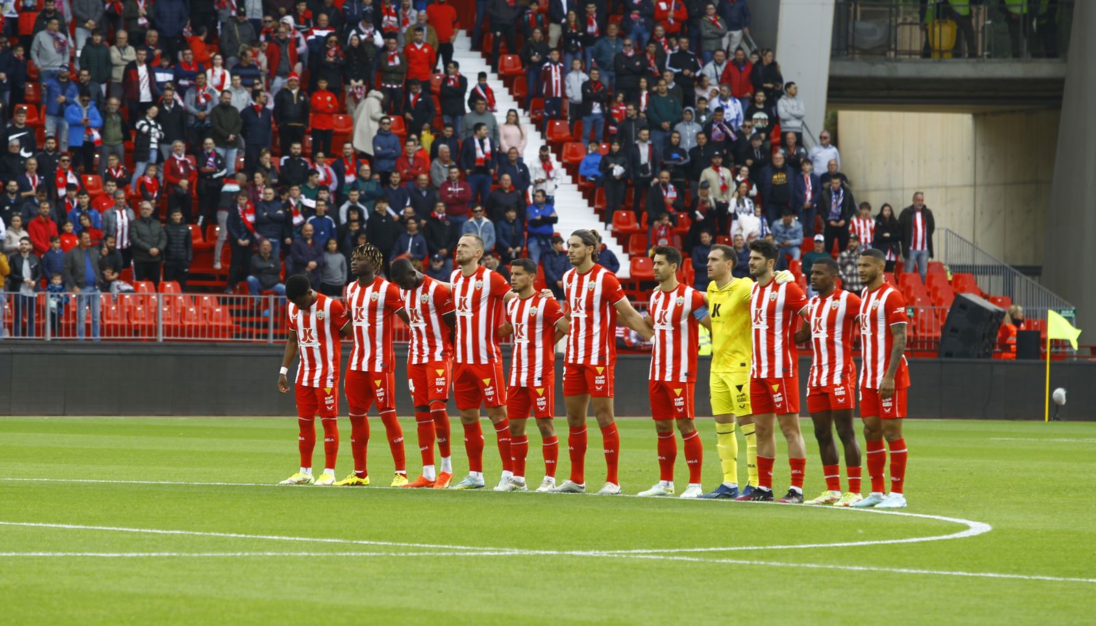 Imágenes del partido U.D. Almería-Real Sociedad