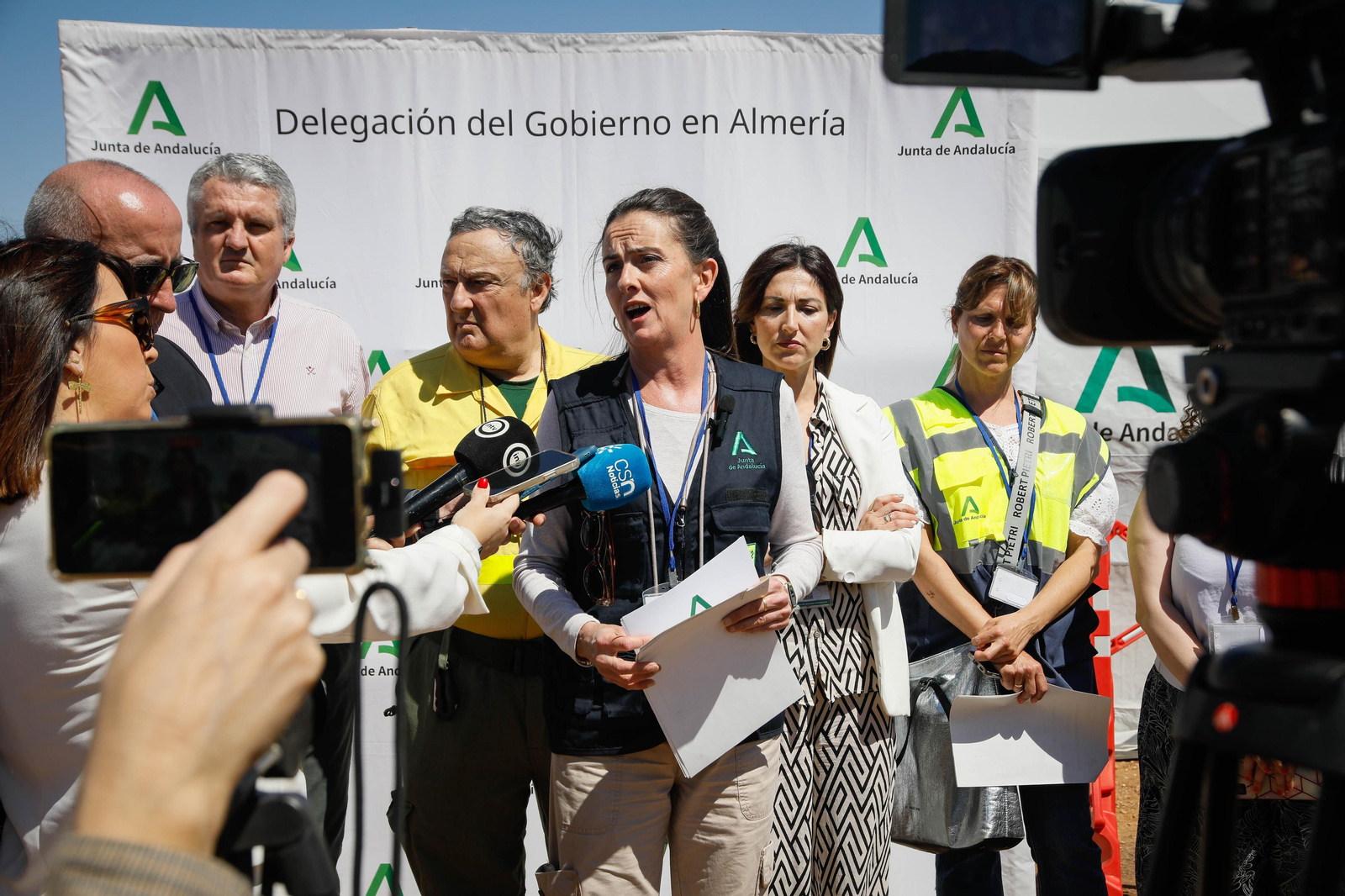 Así se ha vivido el simulacro de incendio forestal en Turre