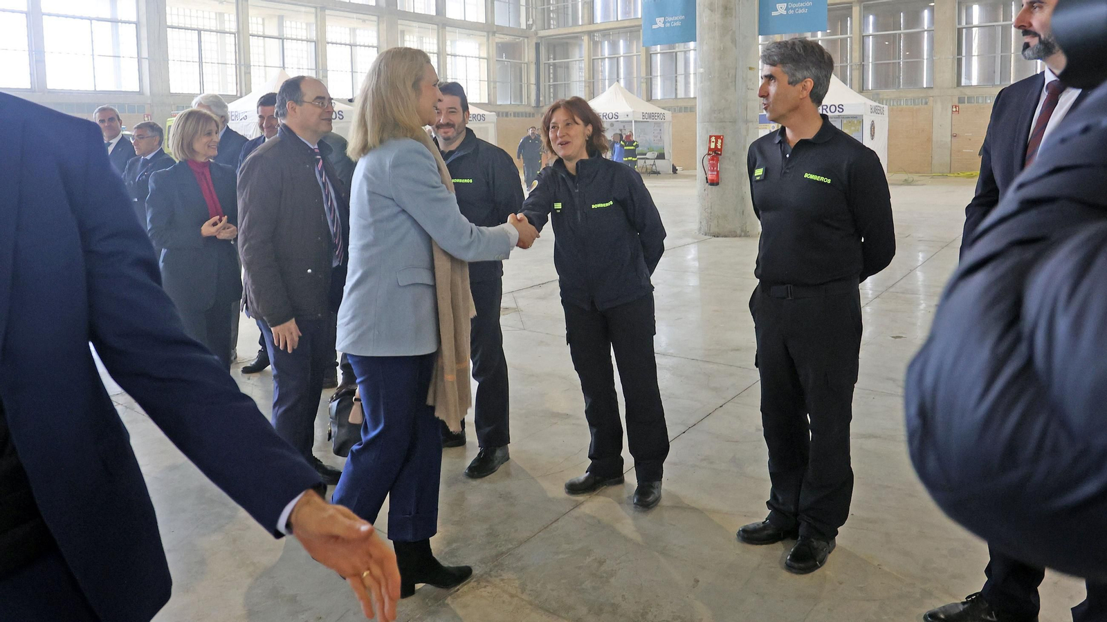 La Infanta Elena y la Alcaldesa de Jerez en la Inauguración de la XX Semana de la Prevención de Incendios Mapfre 2025 en Jerez