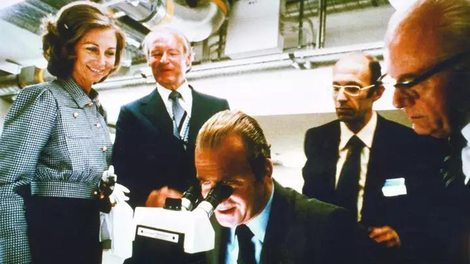 Visita de Juan Carlos I y Sofía a Calar Alto en 1979.