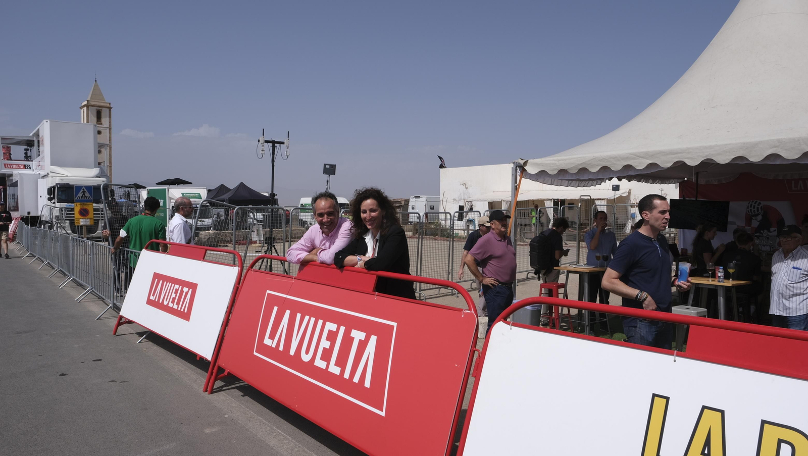 Imágenes de la etapa de la Vuelta a España con llegada en Cabo de Gata, Almería