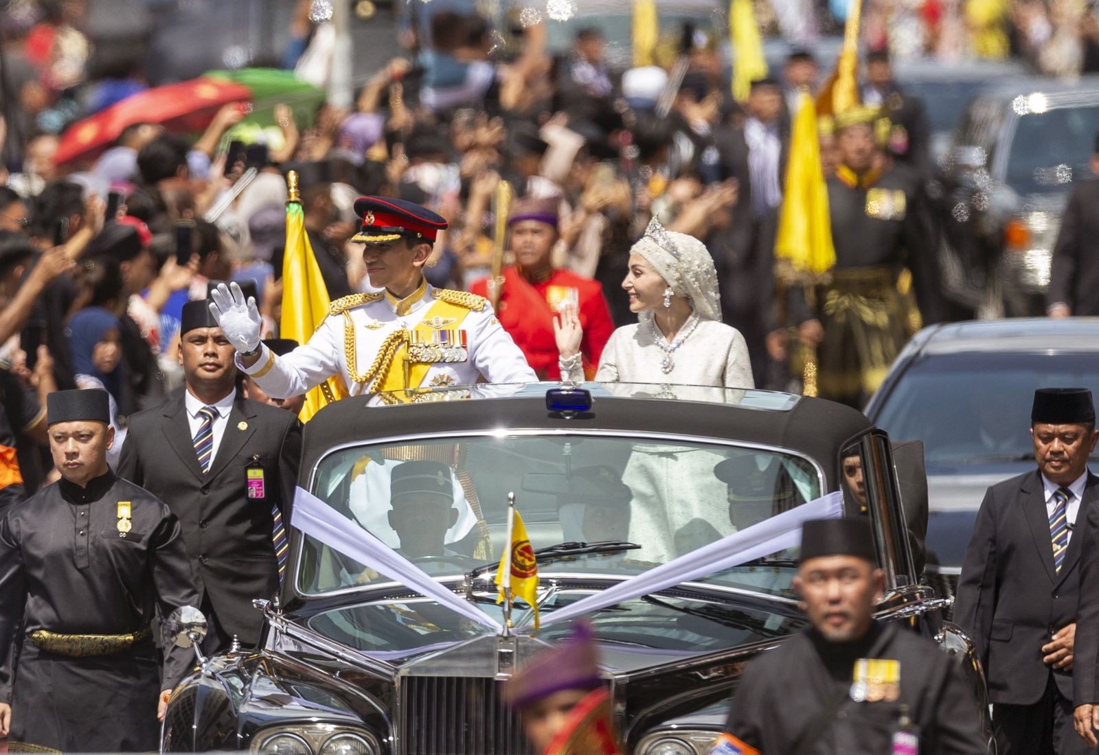 La boda real del sultanato de Brunei en imágenes
