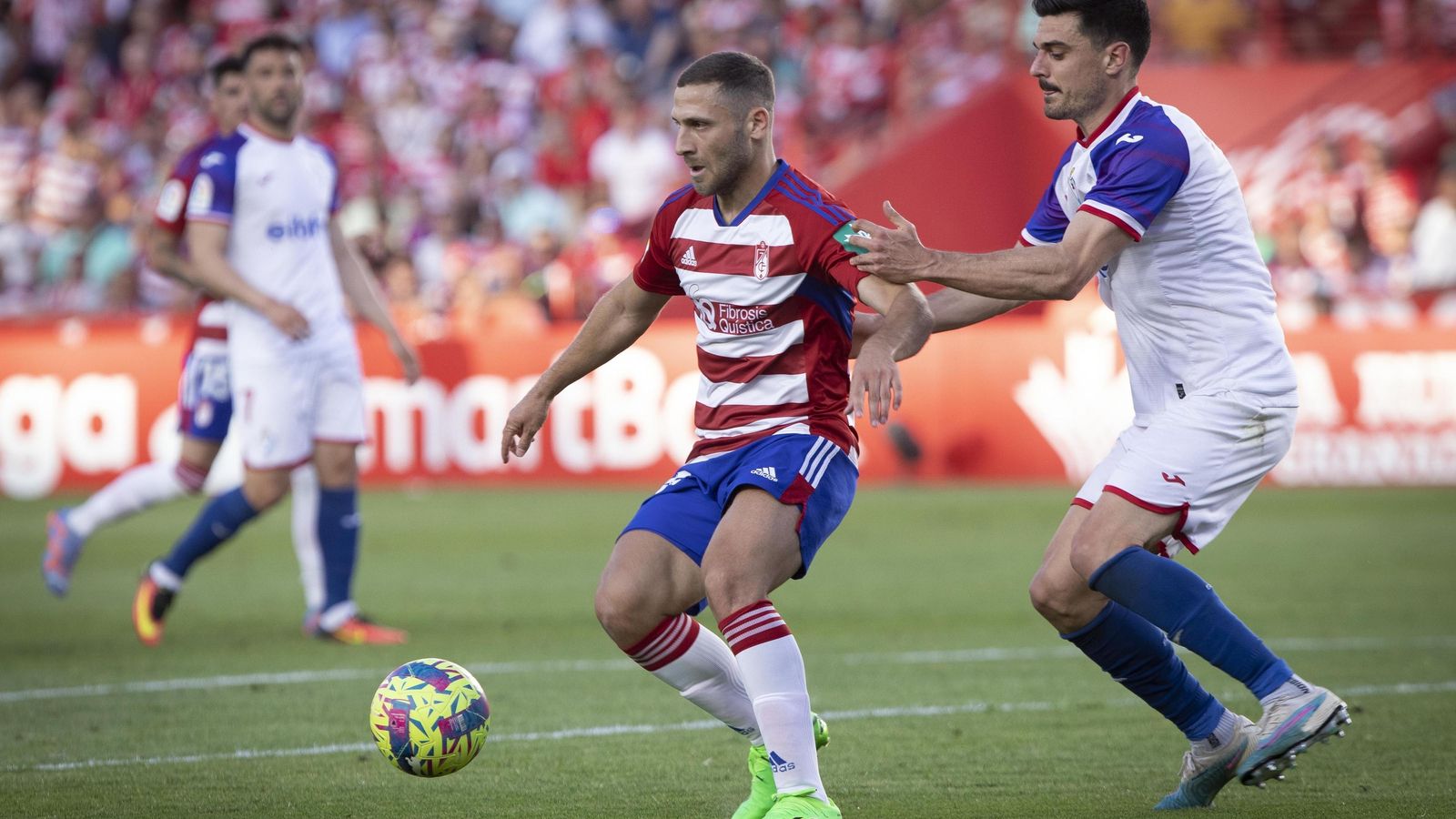 Weissman espera anotar su primer gol en Los Cármenes este sábado.