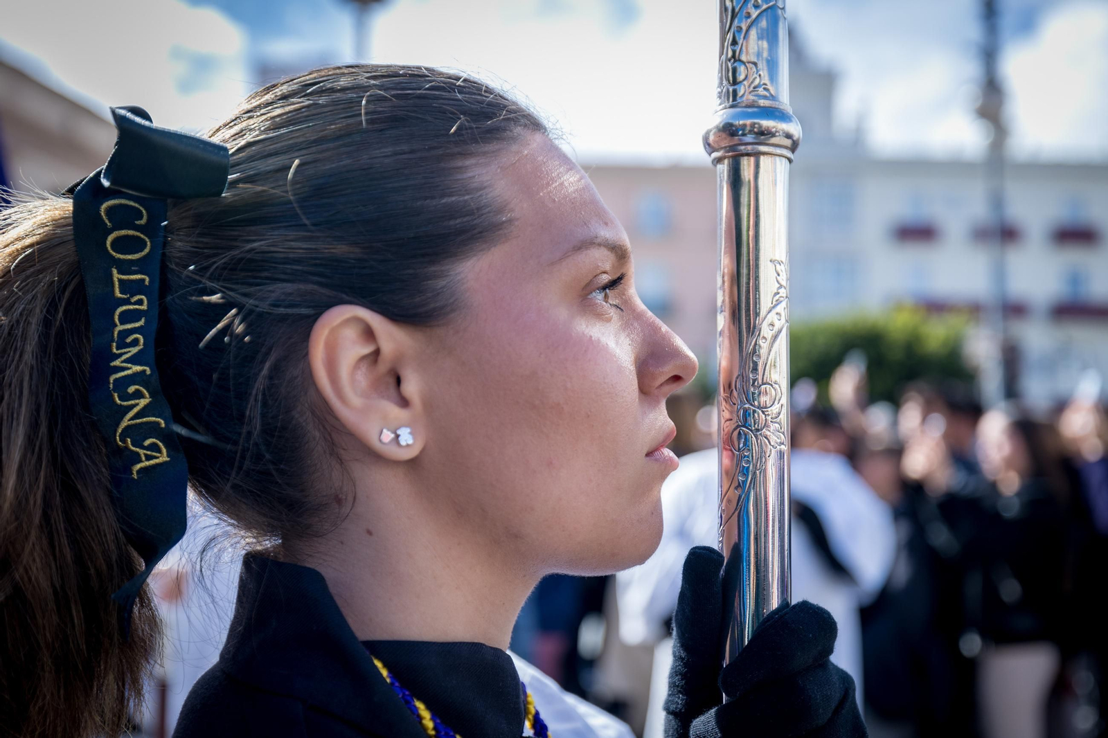 Imágenes de la salida de Columna en la Semana Santa de Cádiz 2025