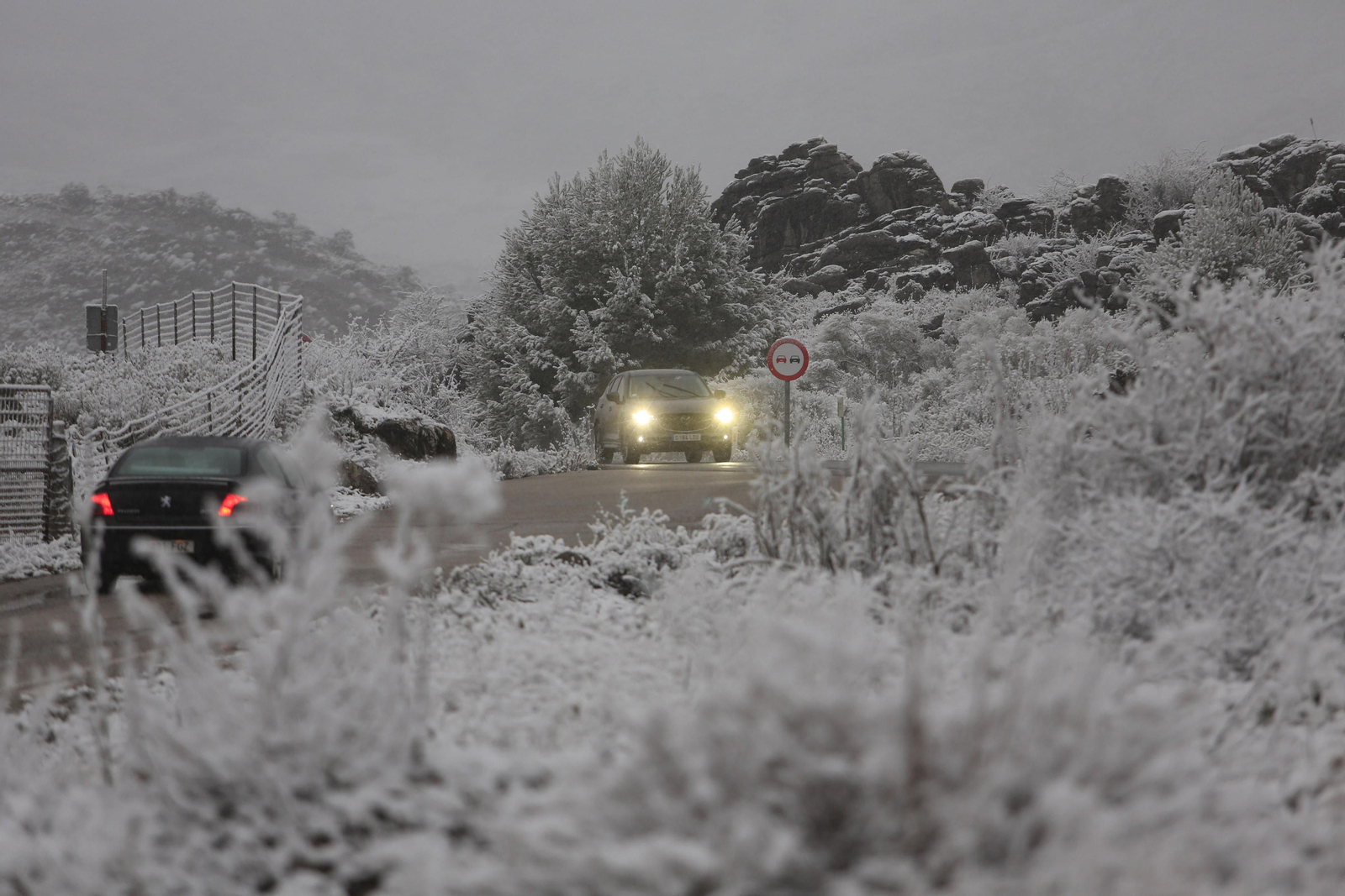 Nieve en Ronda.