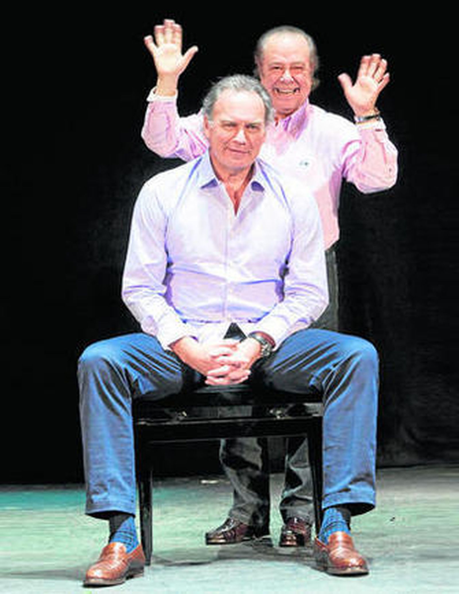 Bertín Osborne y Arévalo harán reír esta noche en Roquetas.