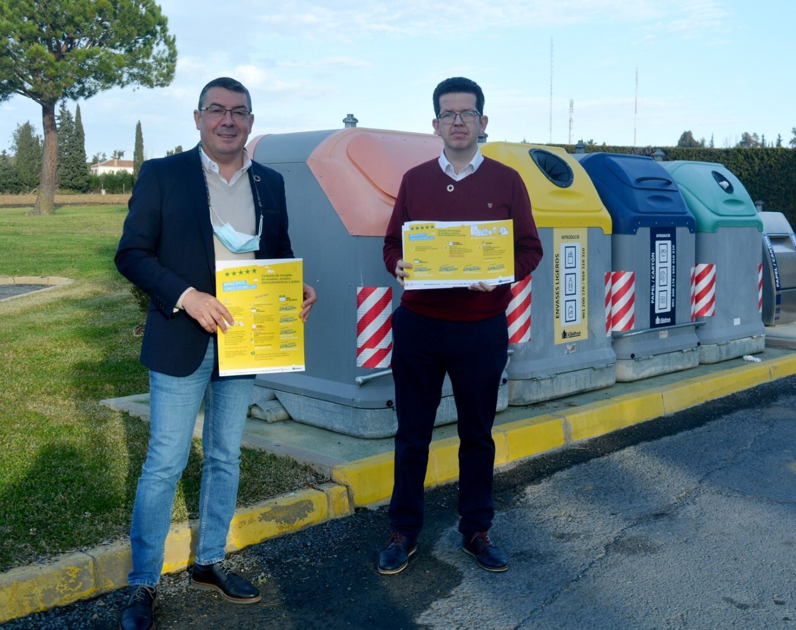 Manuel Domínguez Limón y Alejandro Chamorro, apoyado la campaña de Giahsa.