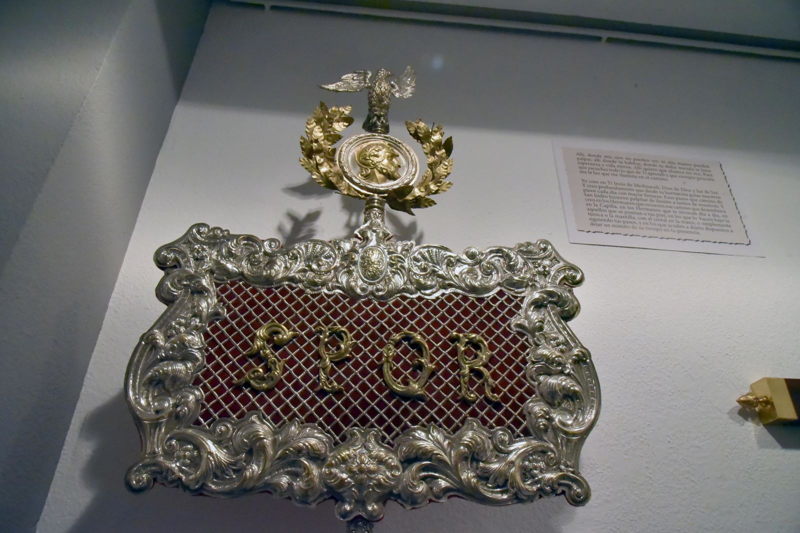 Exposición de la hermandad de Medinaceli