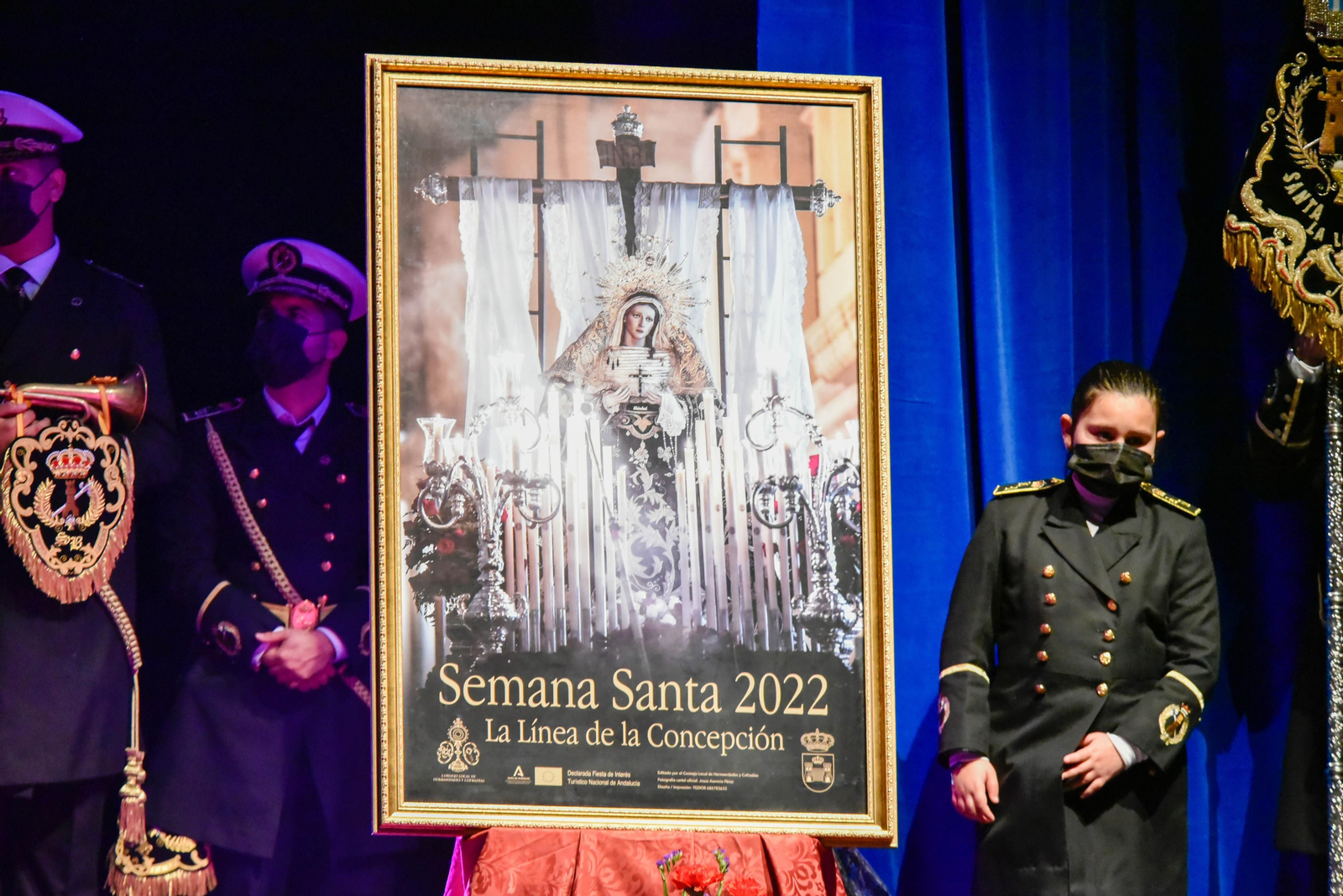 Las fotos de la presentación del cartel de la Semana Santa 2022 de La Línea