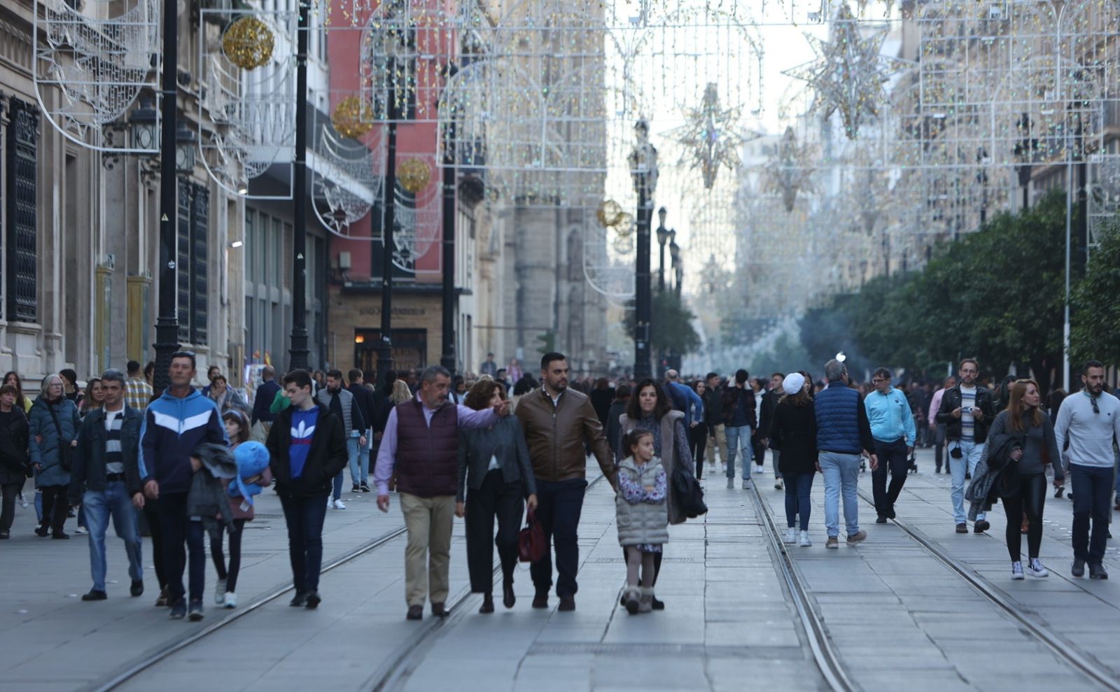 Navidades en mangas de camisa