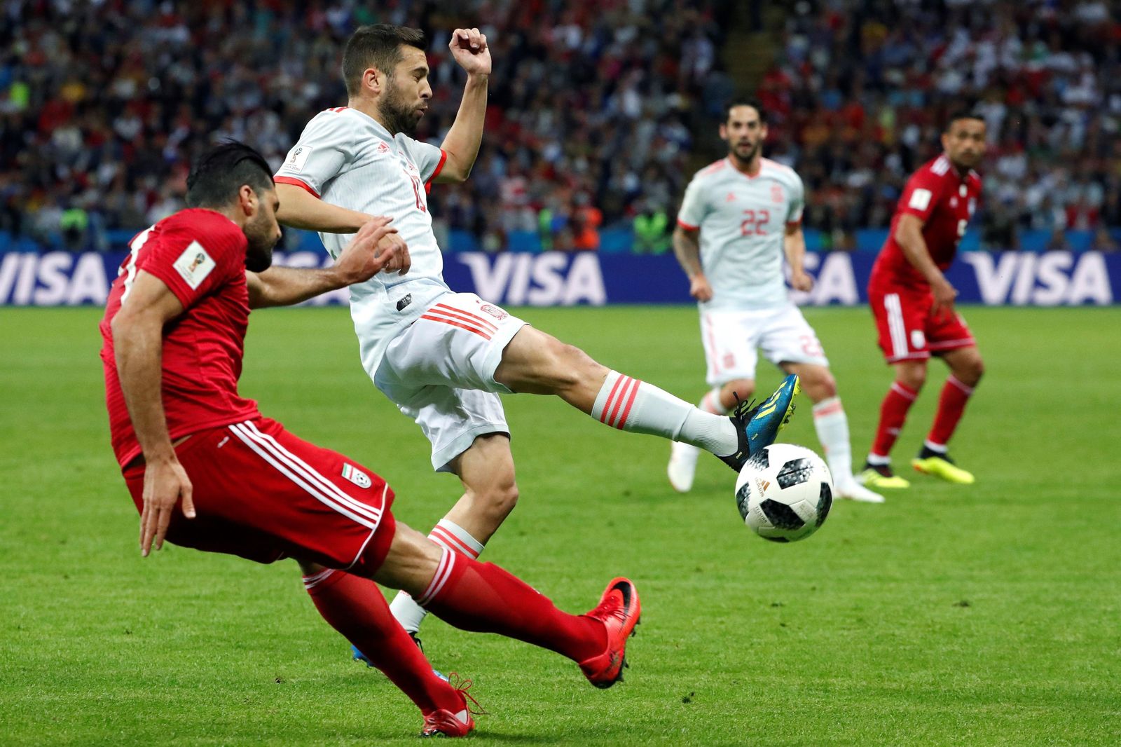 Las imágenes del Irán-España