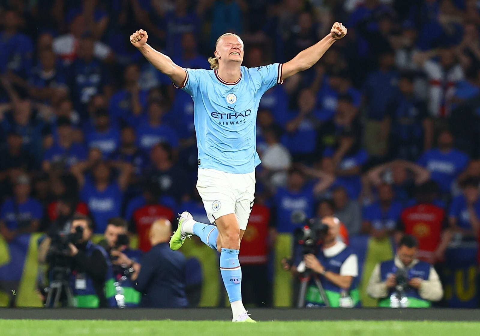 Las imágenes de la fina de la Champions entre el Manchester City y el Inter de Milán