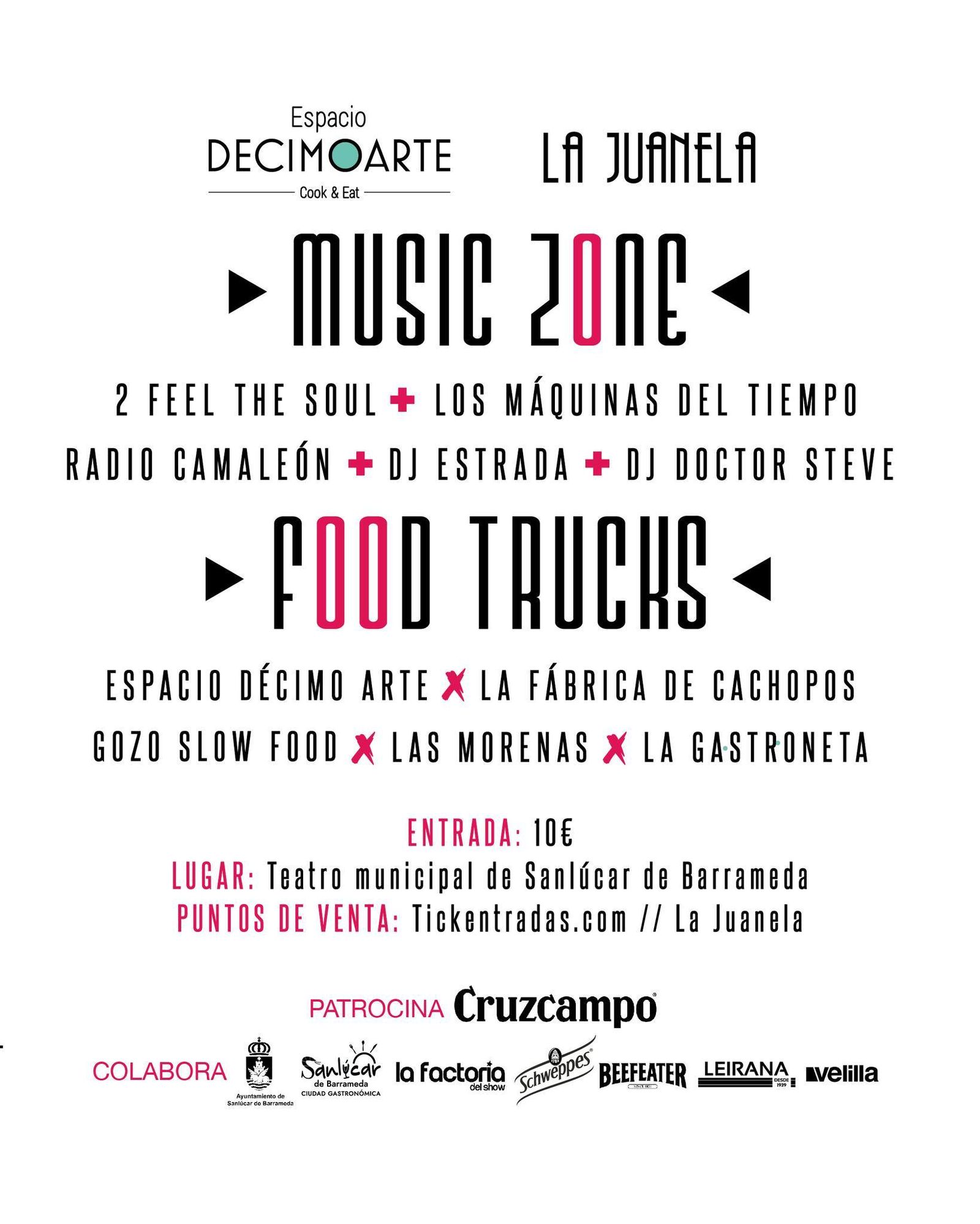 Festival GastroMúsica en Sanlúcar 2023: horarios, actuaciones y foodtrucks