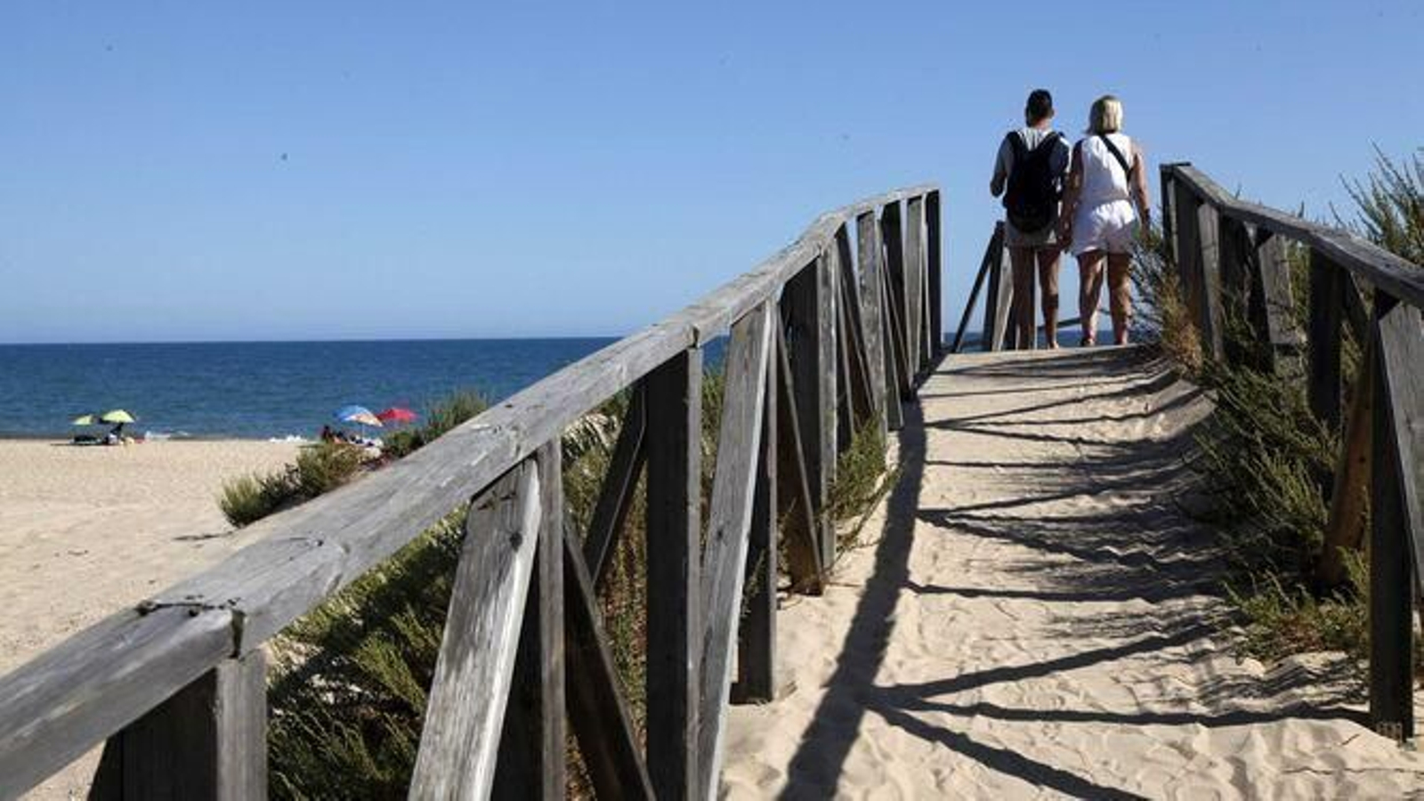Playa de Nueva Umbría, en Lepe