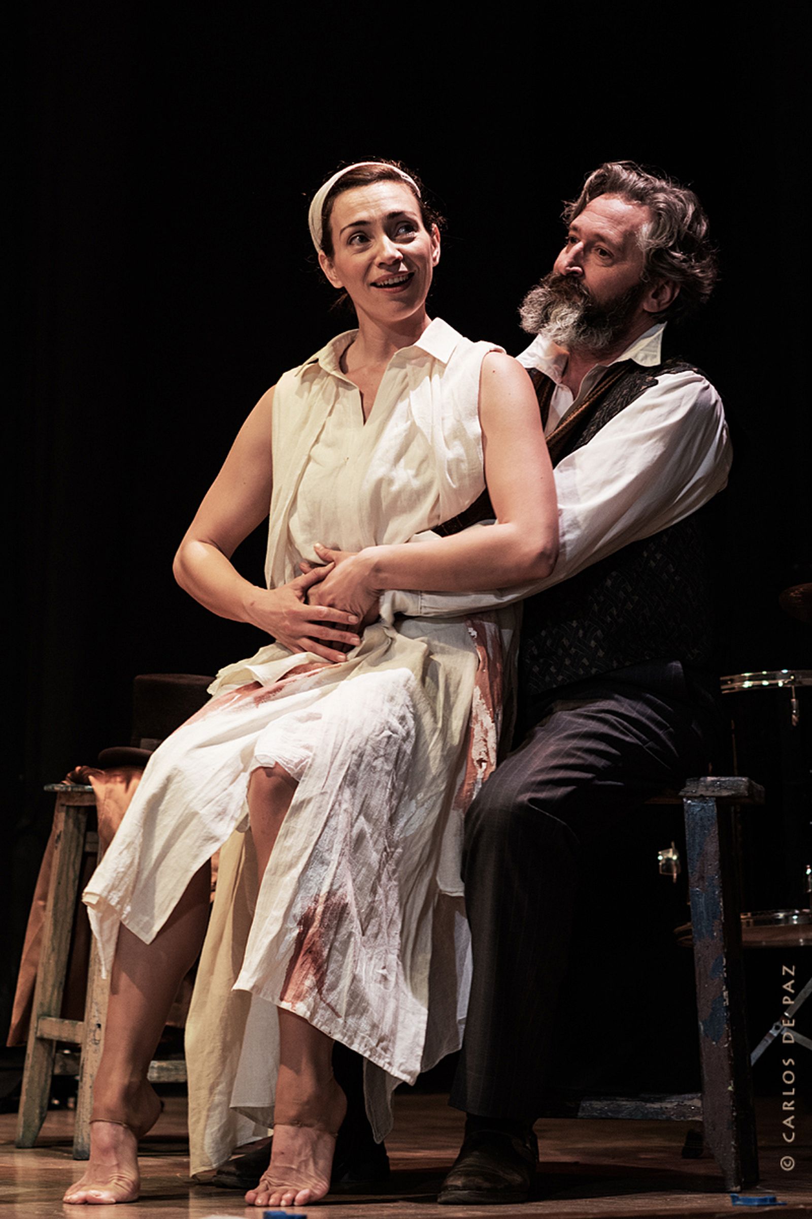 Jesús Herrera y Leticia Valle en 'N392. Camille Claudel'.