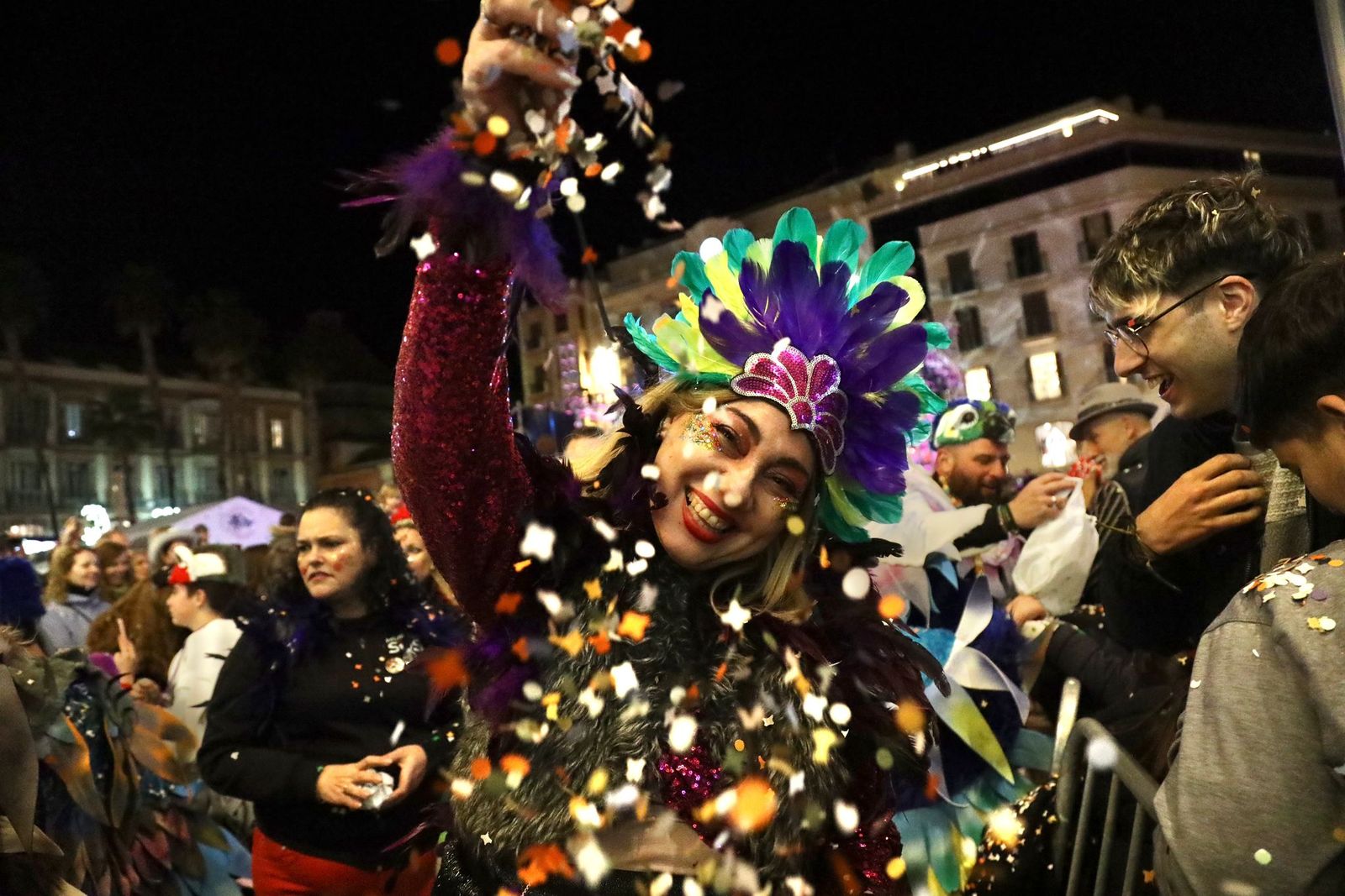La Batalla de las Flores del Carnaval de Málaga, en imágenes