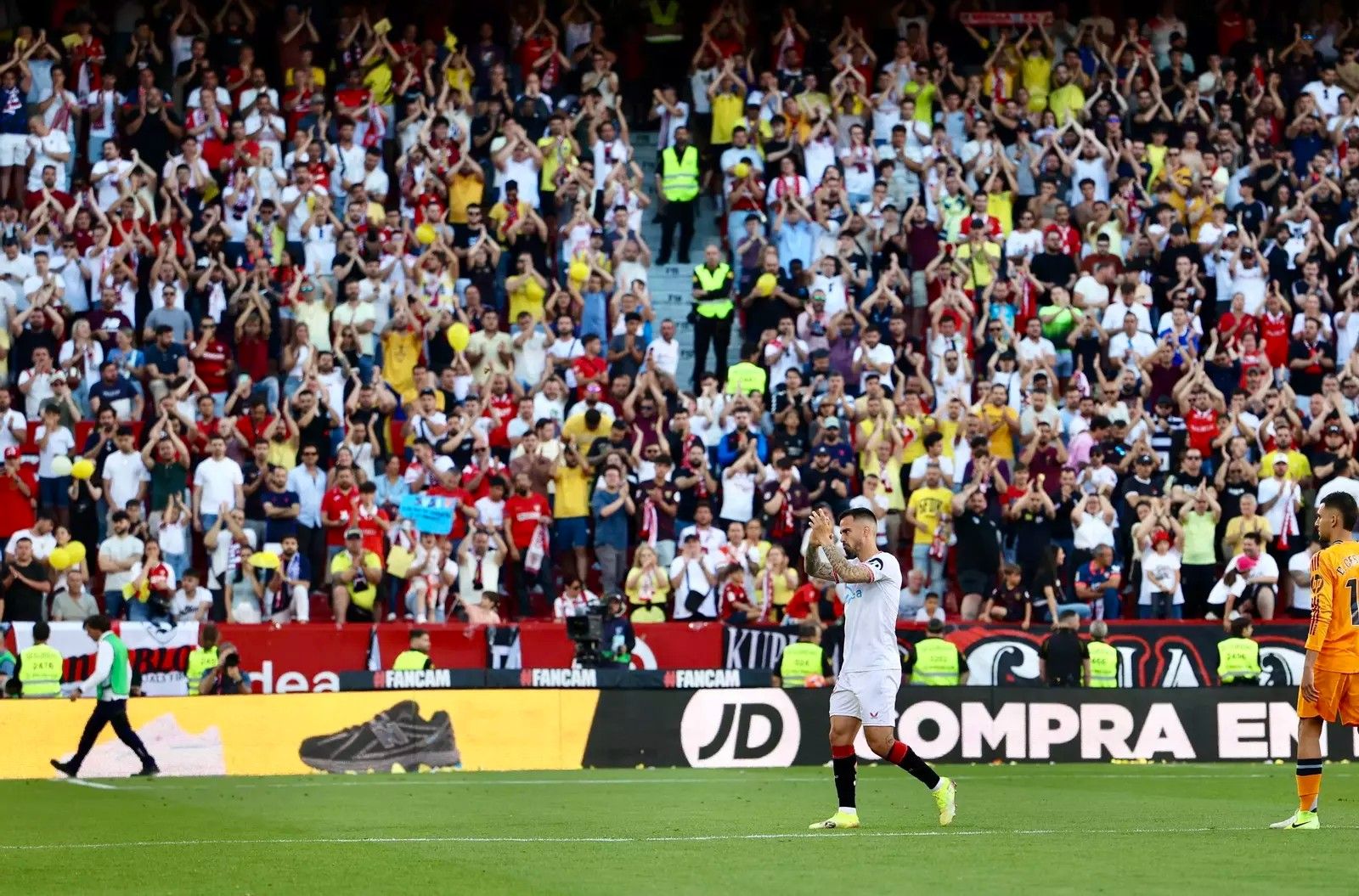 Suso en su último encuentro en el Ramón Sánchez Pizjuan como jugador del Sevilla
