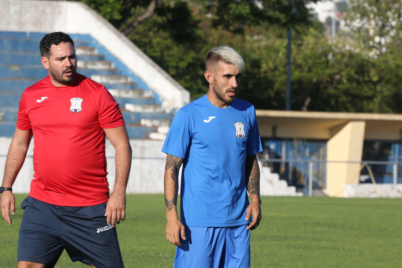 Imágenes del primer entrenamiento del Jerez Industrial en La Juventud