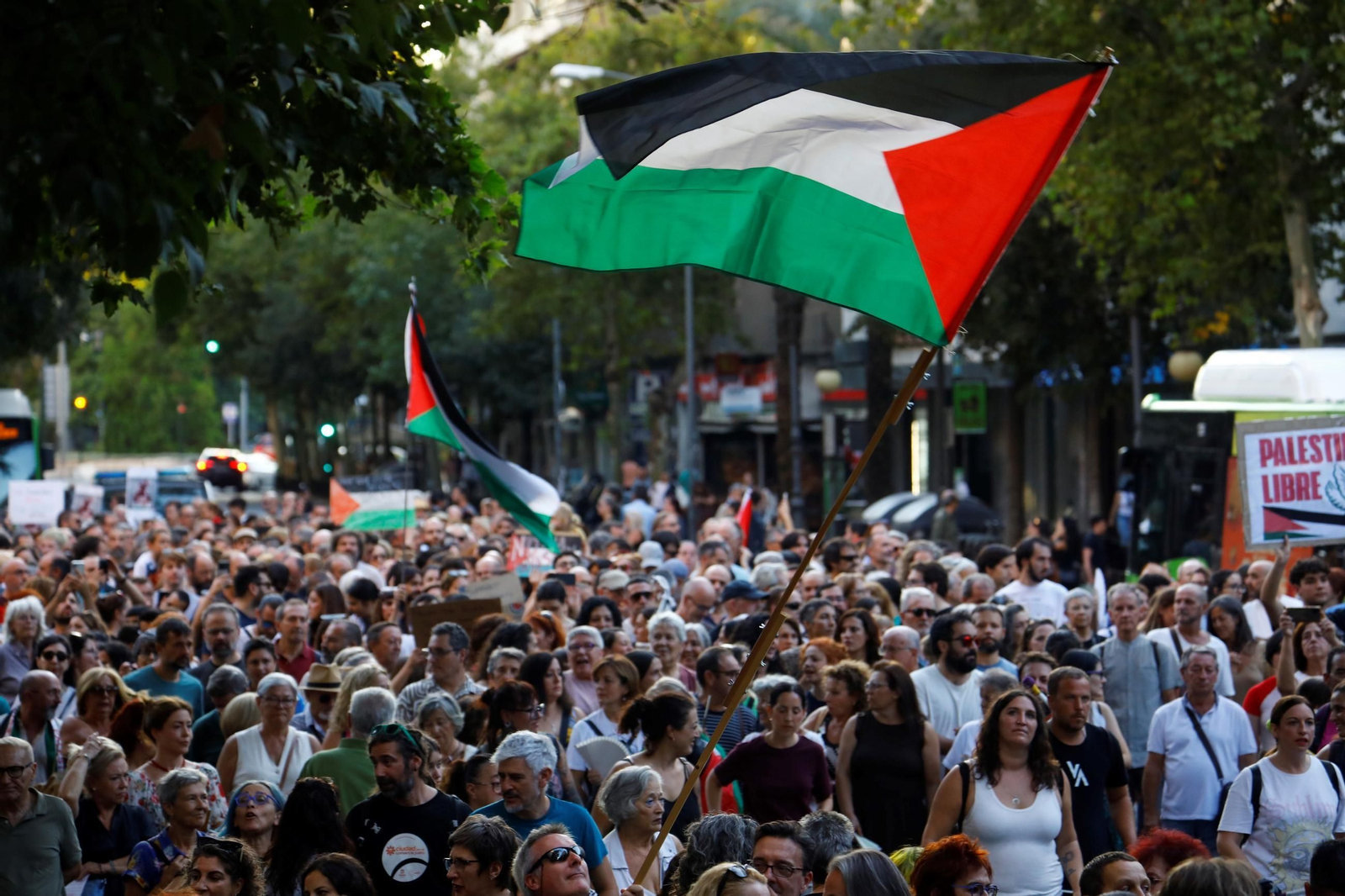 Las imágenes de la manifestación de Córdoba por Gaza
