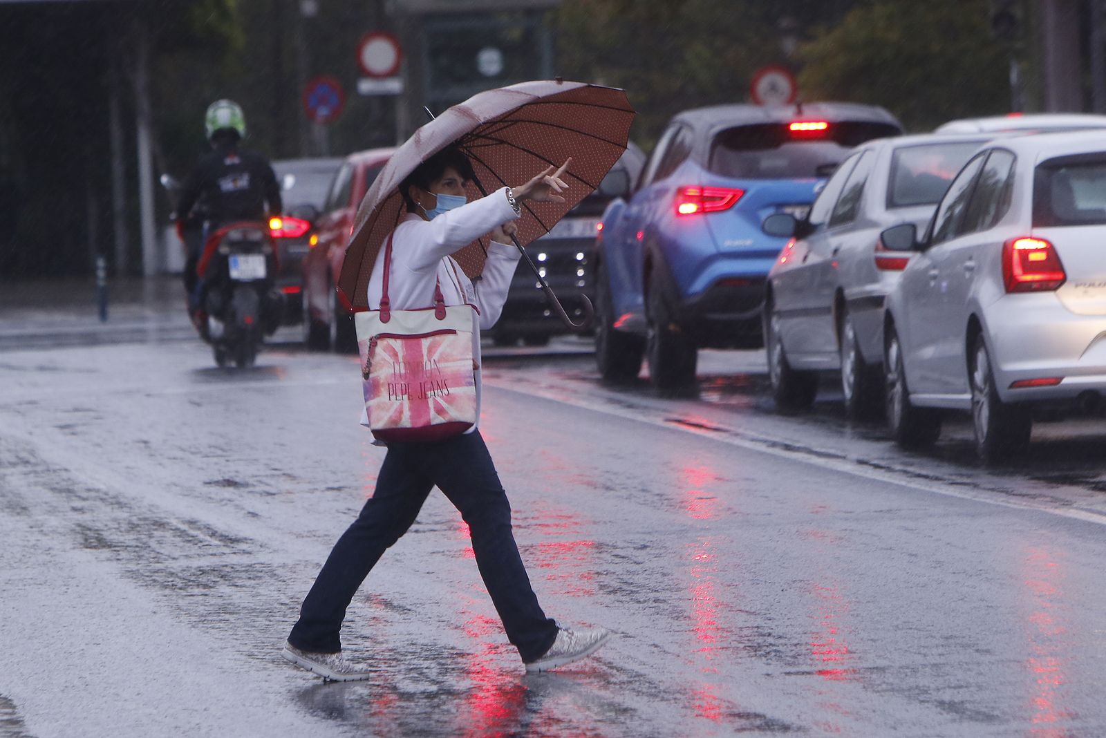 Días otoñales de lluvia en Sevilla.