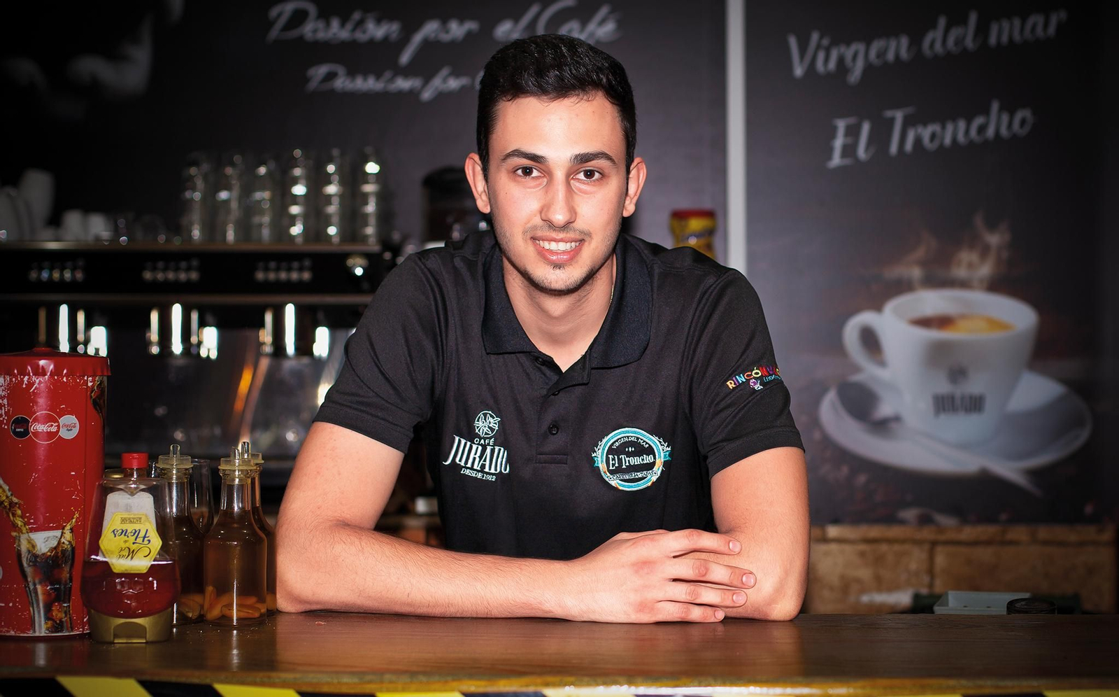 Antonio José López, propietario del bar El Troncho