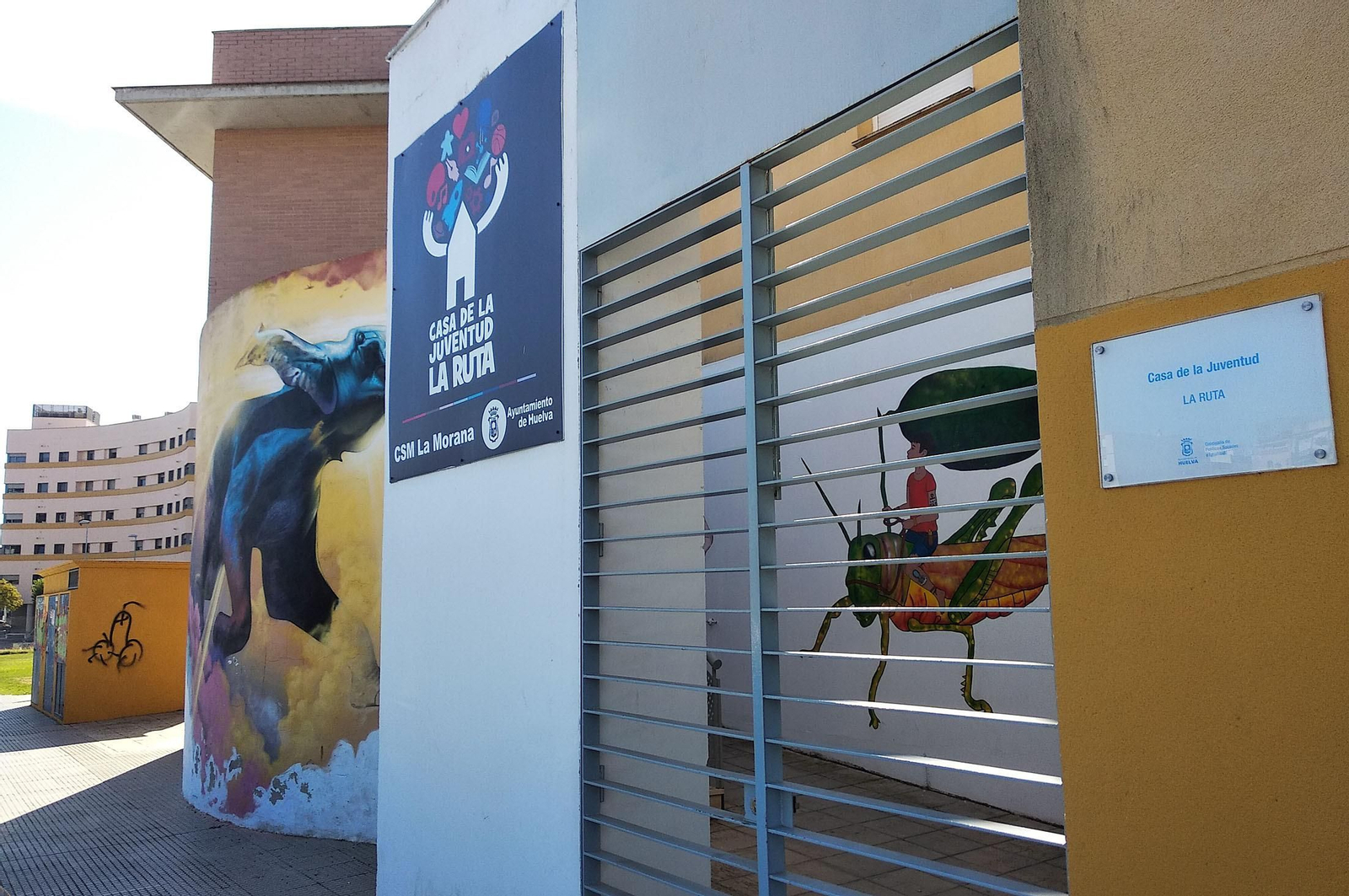 La actual Casa de la Juventud La Ruta, construida como sede vecinal de La Morana.