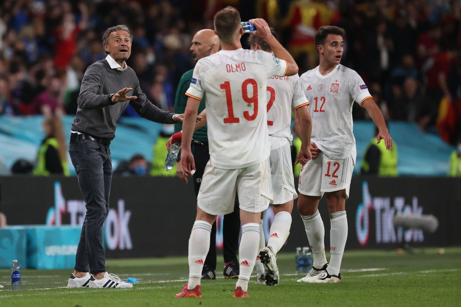 Las imágenes de la semifinal Italia-España de Eurocopa