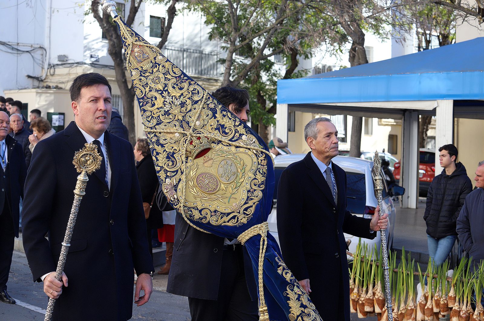 Imágenes de la procesión de San Sebastián en Huelva