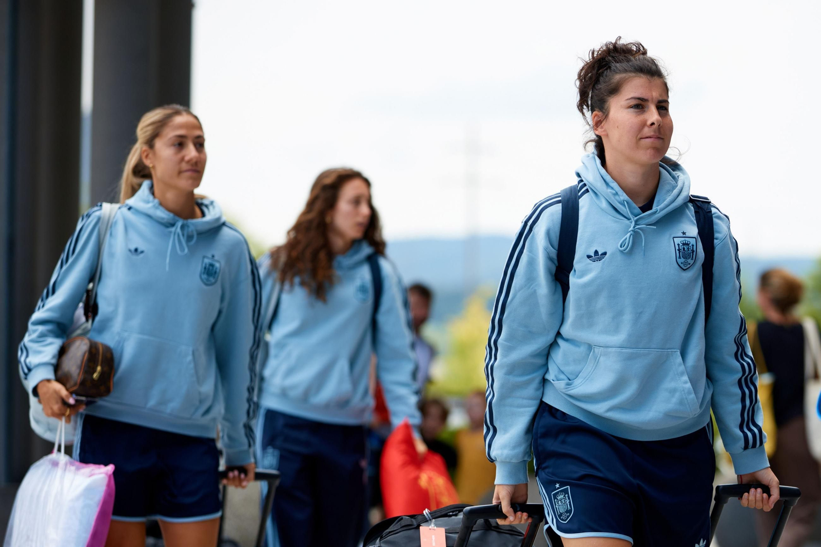 Las fotos de España antes de la final de la Eurocopa femenina