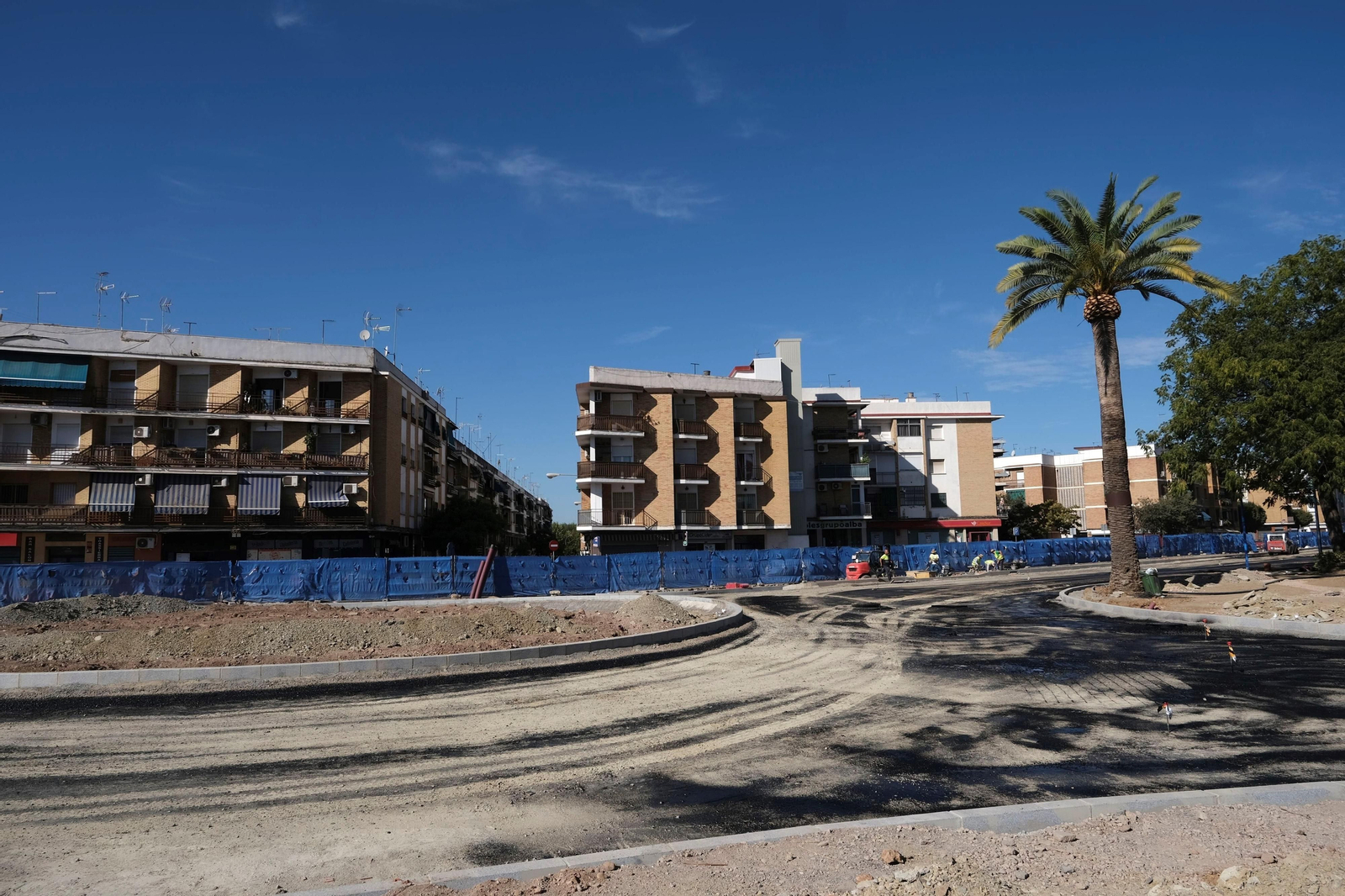 Las obras de la avenida de Trassierra, en imágenes