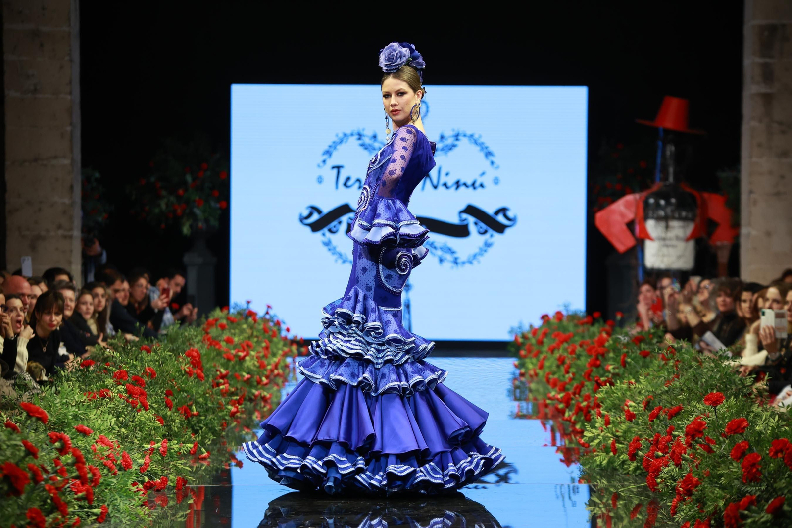 Desfile de Teresa Ninú - Atelier Nuria Chaparro en la Pasarela Flamenca Jerez Tío Pepe 2023
