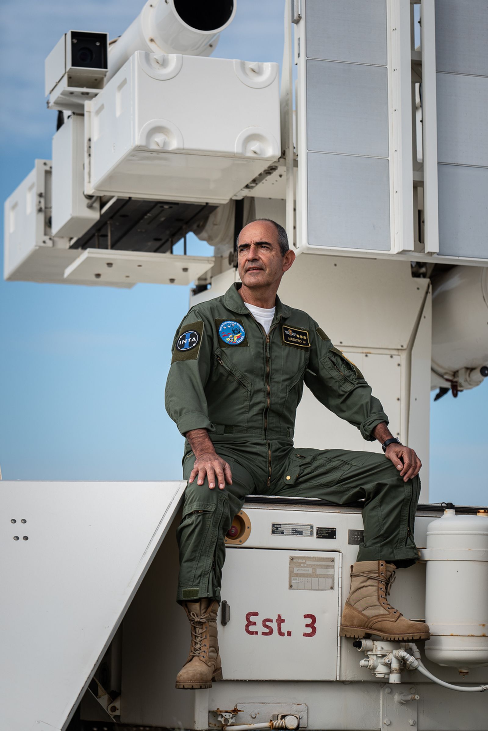 El coronel Maestro, jefe del Cedea.