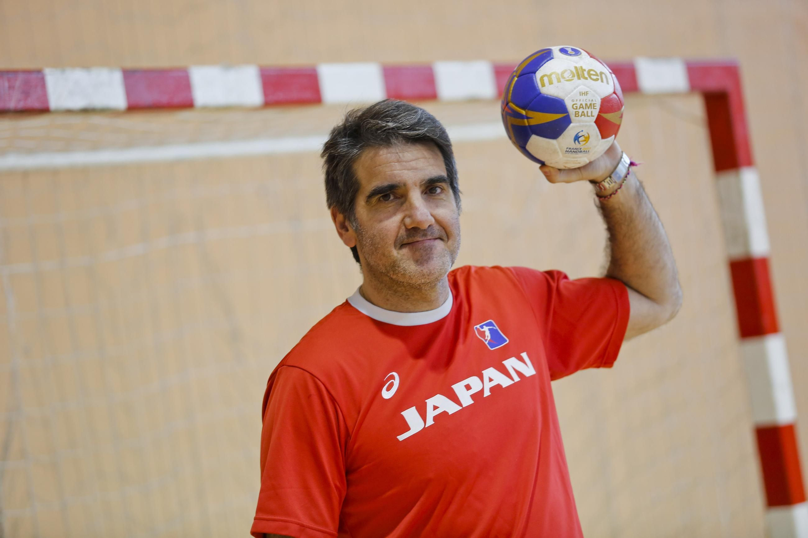 Antonio Carlos Ortega, con la selección de Japón. Antonio Carlos Ortega, con la selección de Japón.