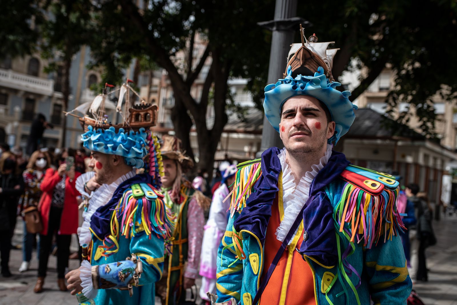 Imágenes de las actuaciones de carnaval en la Plaza de las Monjas