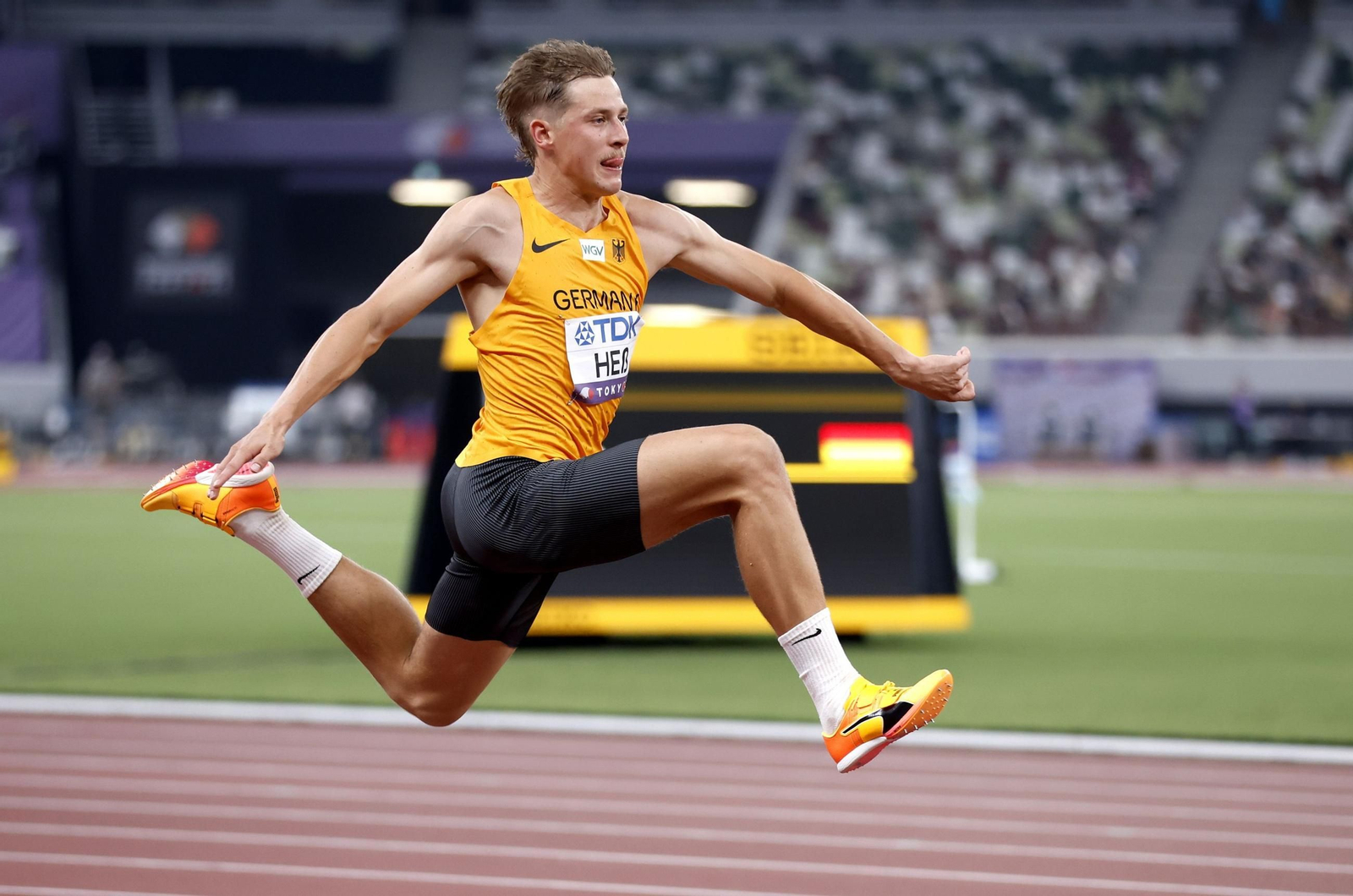 Las fotos de la lesión de Jordan Díaz y del resto de la jornada del Mundial de atletismo