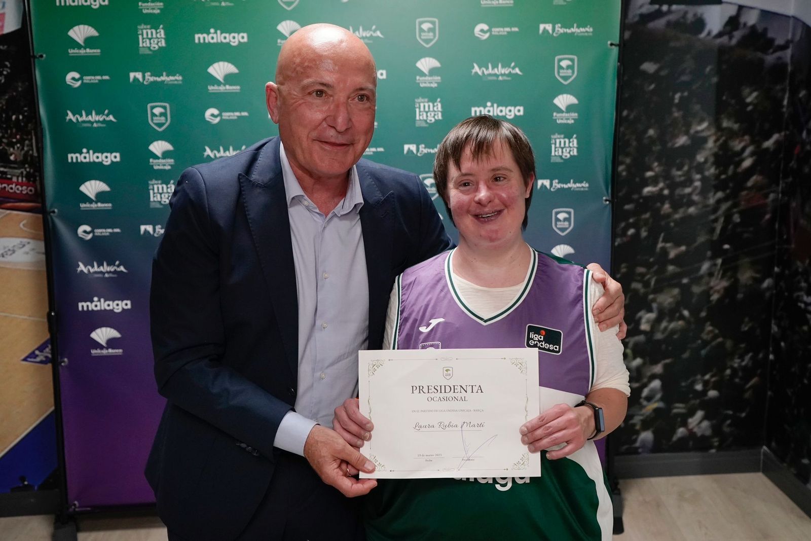 Antonio Jesús López Nieto y Laura Rubia.