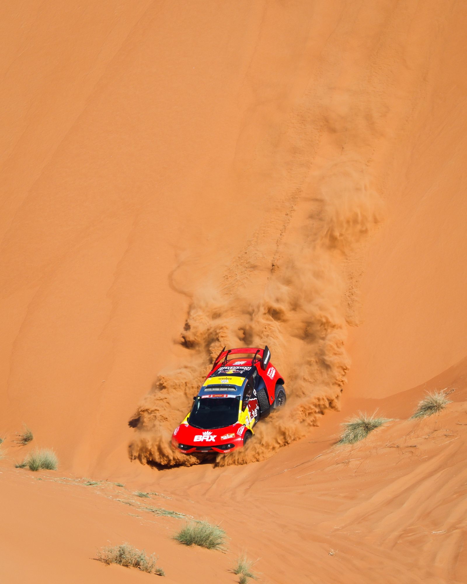 Las mejores fotos del Dakar por las dunas