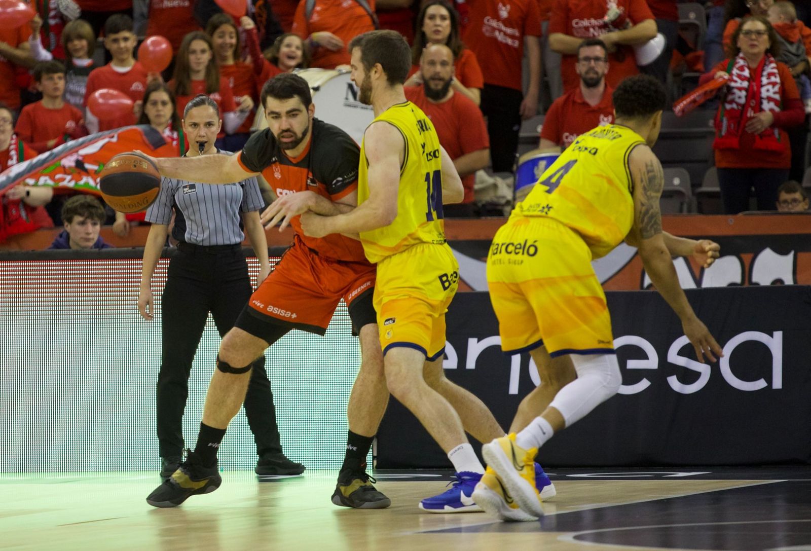 Luke Maye, durante el encuentro de este sábado.