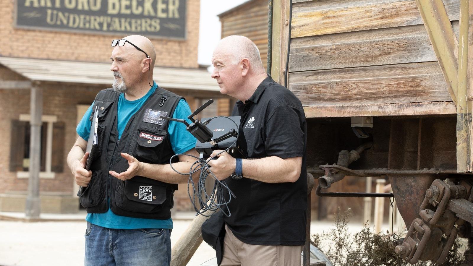 Manuel Olaya con Ignacio Mañas ‘El Indaliano’.