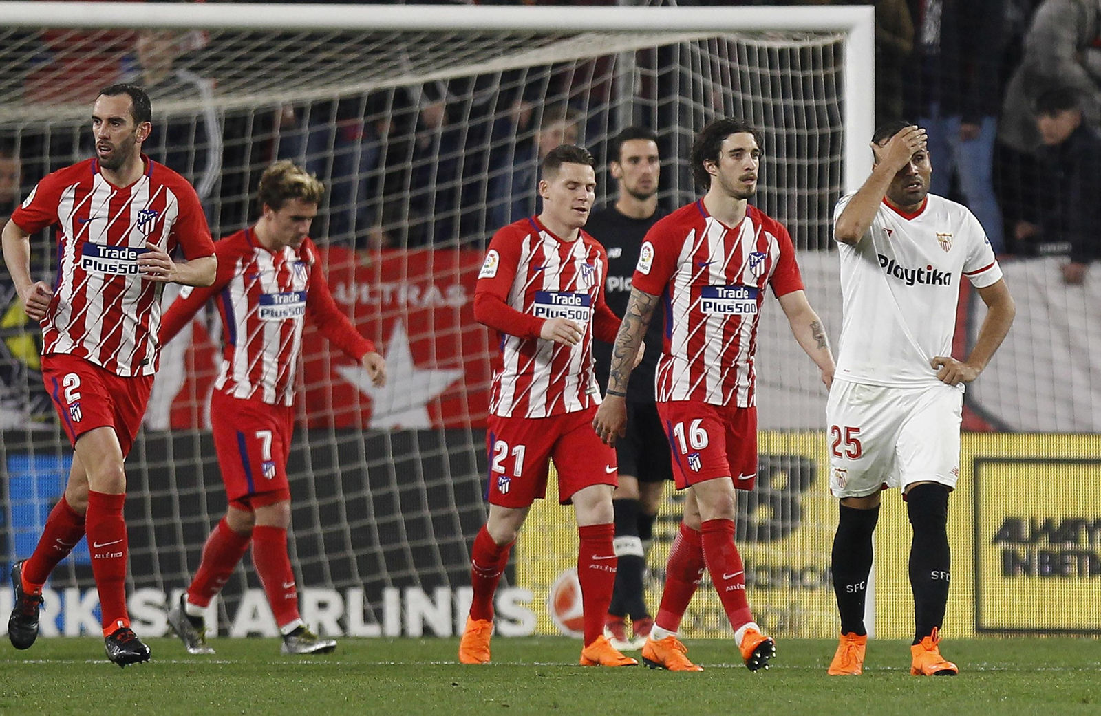 Las imágenes del Sevilla-Atlético de Madrid