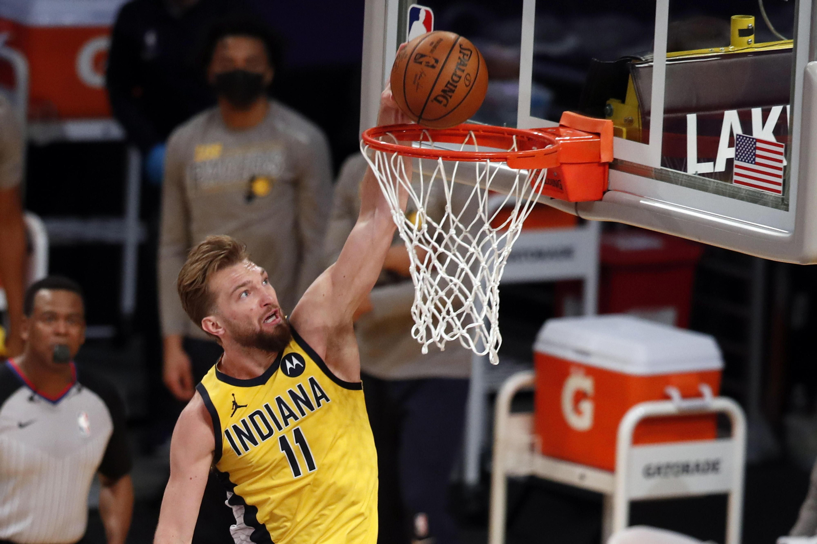 Las fotos de Domas Sabonis en el Los Angeles Lakers-Indiana Pacers Las fotos de Domas Sabonis en el Los Angeles Lakers-Indiana Pacers